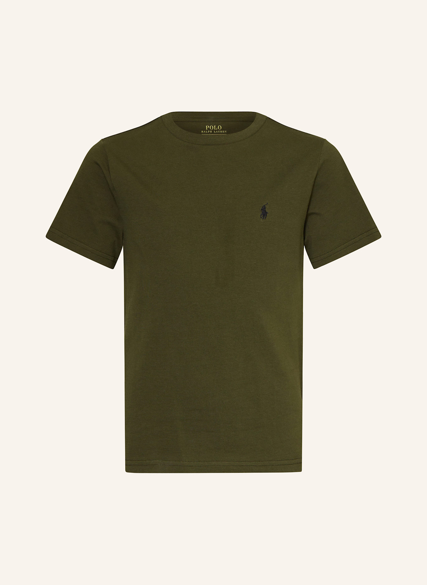 POLO RALPH LAUREN Tričko: TMAVĚ ZELENÁ