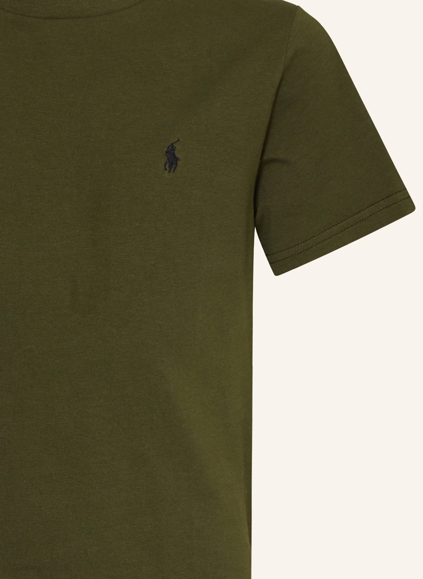 POLO RALPH LAUREN Tričko: TMAVĚ ZELENÁ