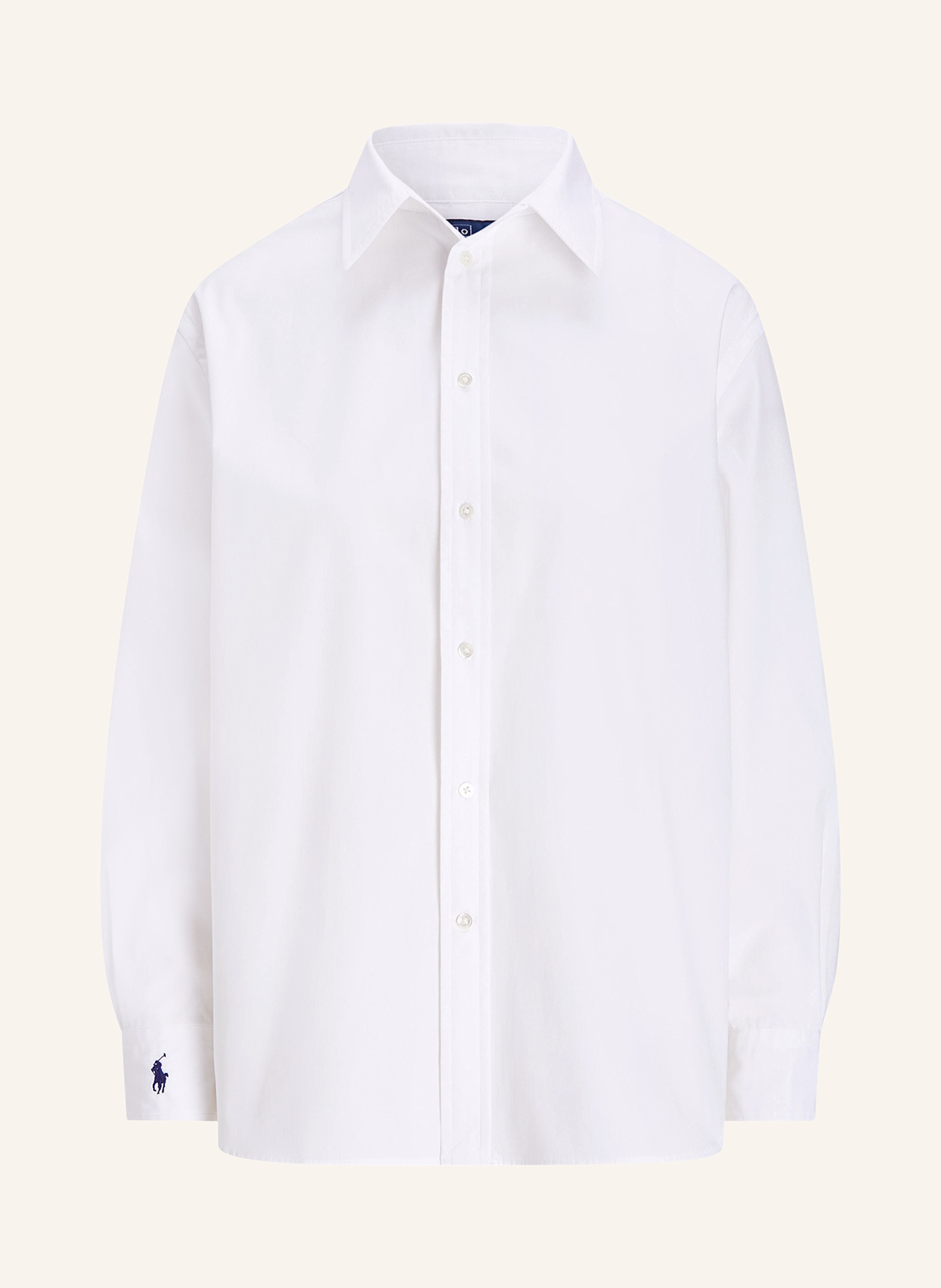 White polo button down shirt women's 2025