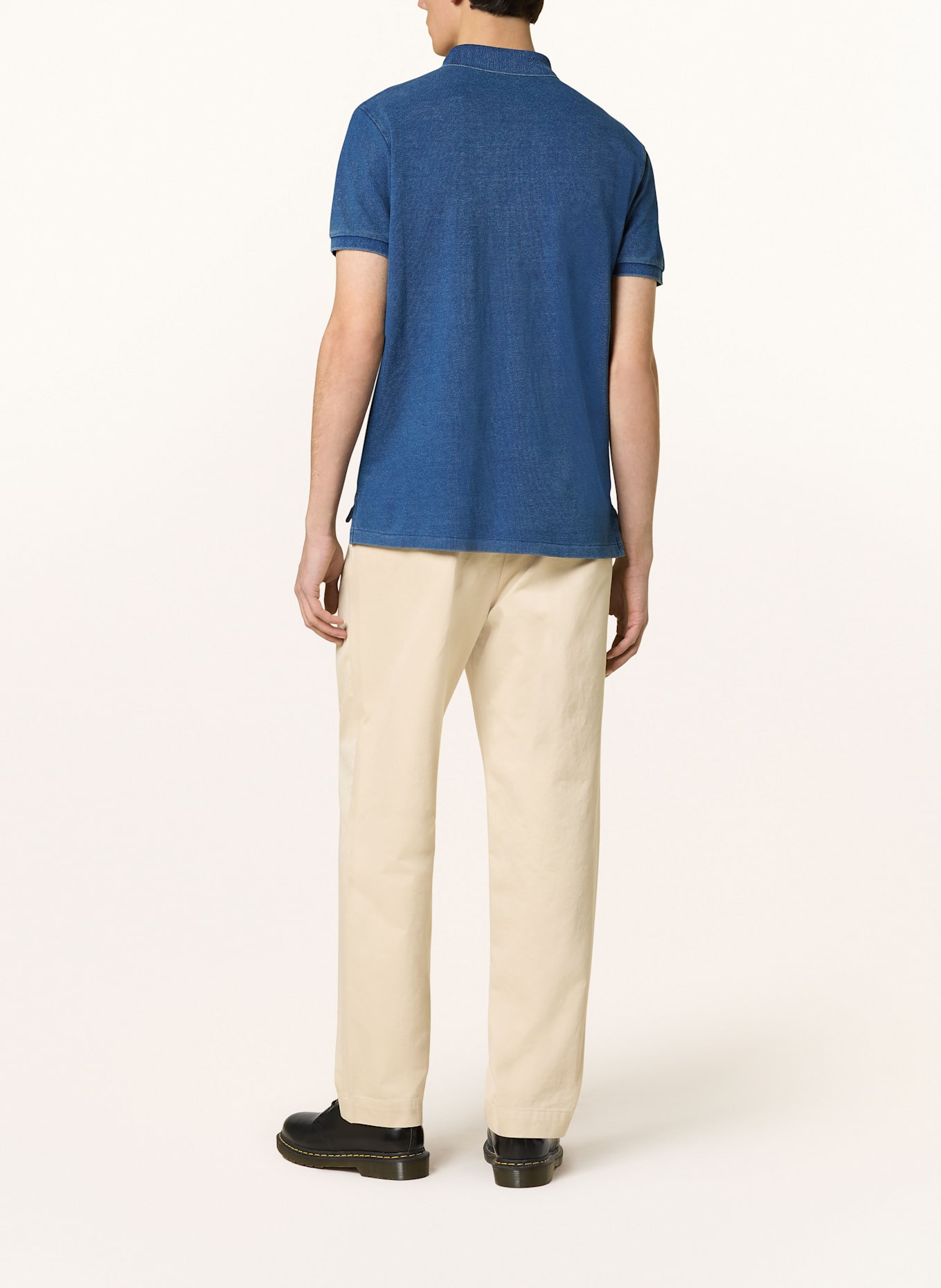 POLO RALPH LAUREN Piqué-Poloshirt Custom Slim Fit: BLAU