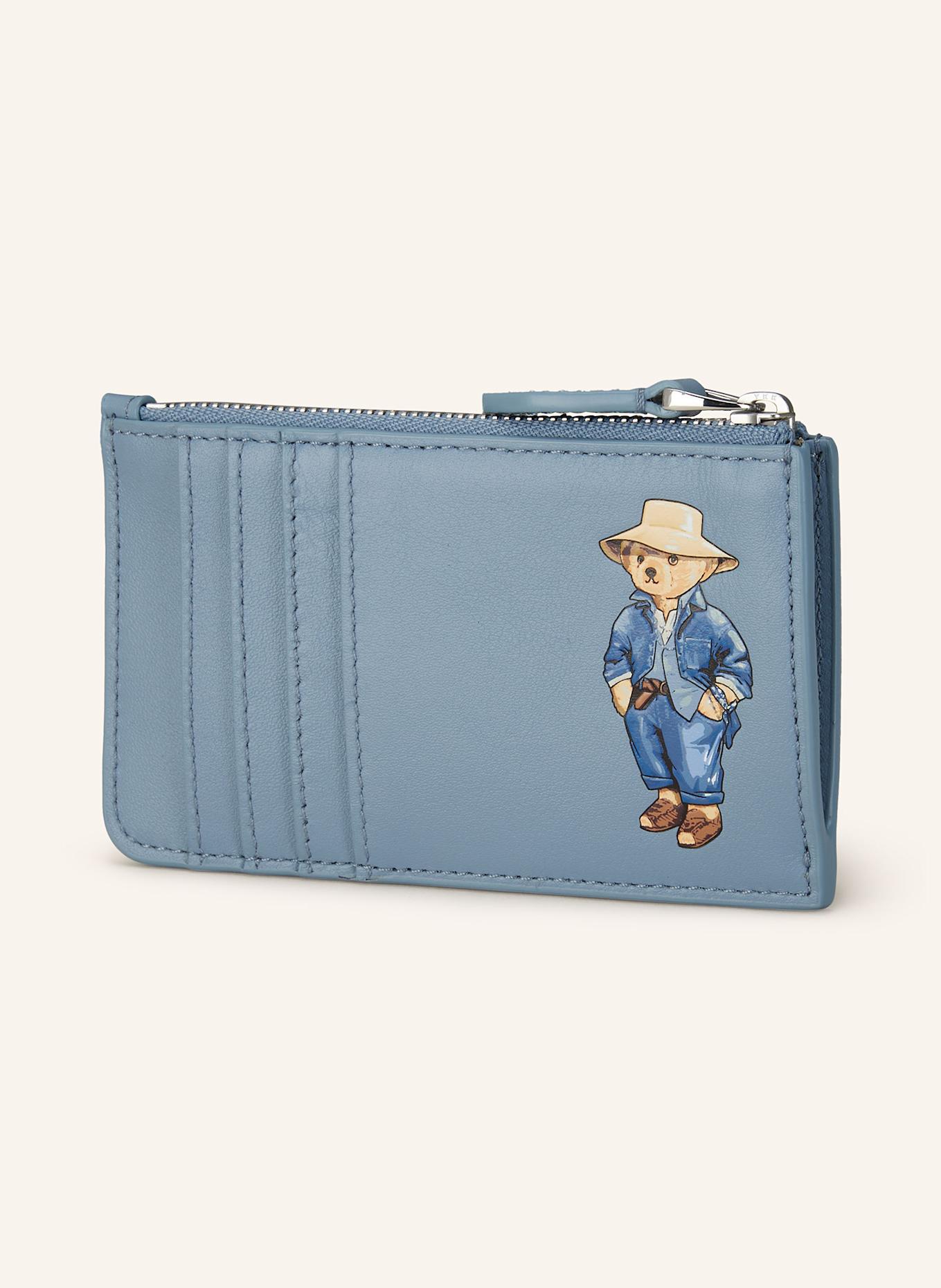 POLO RALPH LAUREN Kartenetui mit Münzfach: BLAU