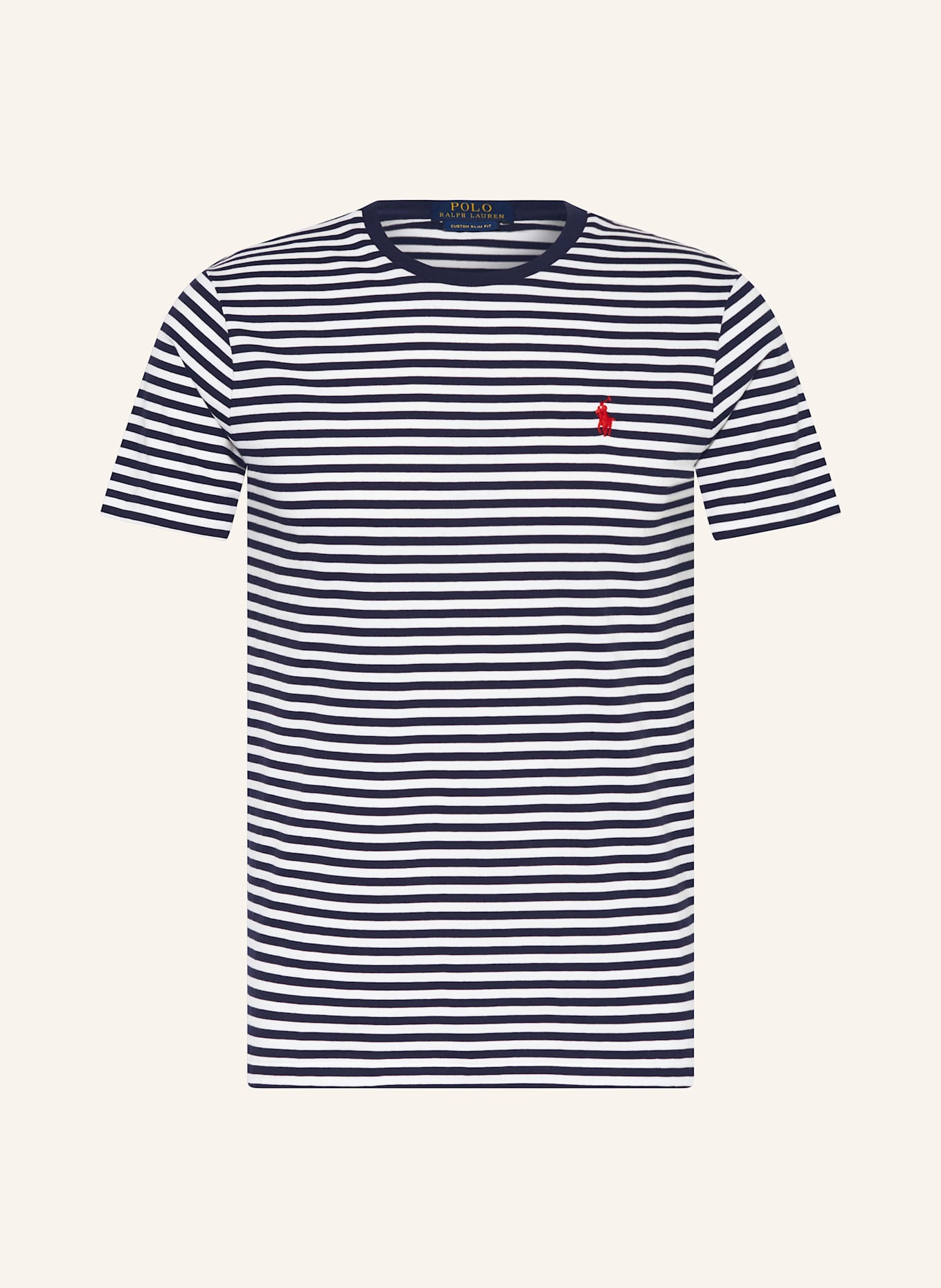 POLO RALPH LAUREN T-Shirt: DUNKELBLAU / WEISS