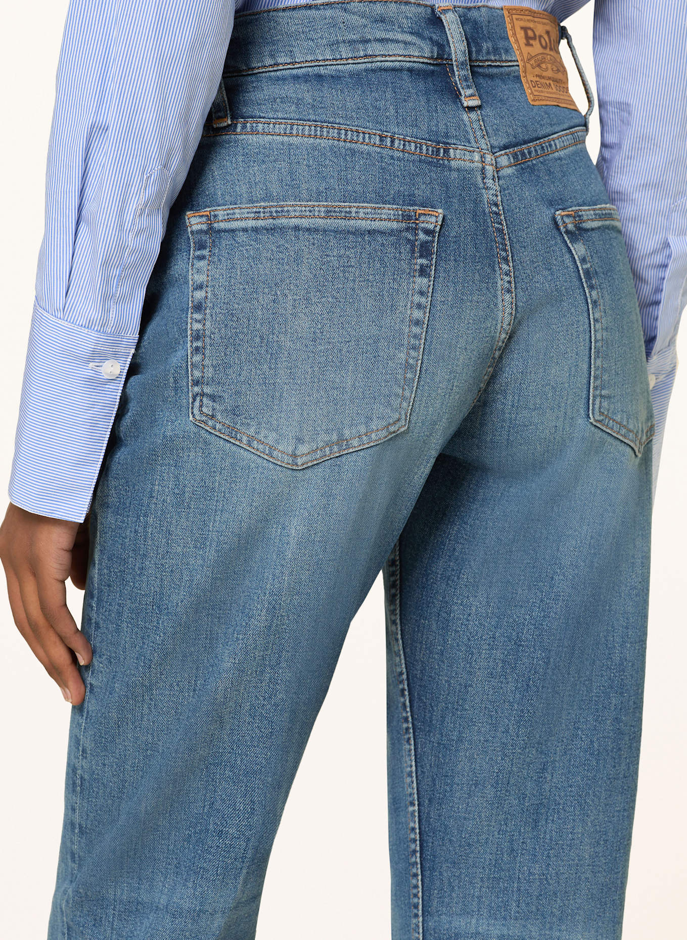 POLO RALPH LAUREN Straight jeans, Color: 001 TELESTO WASH (Image 5)