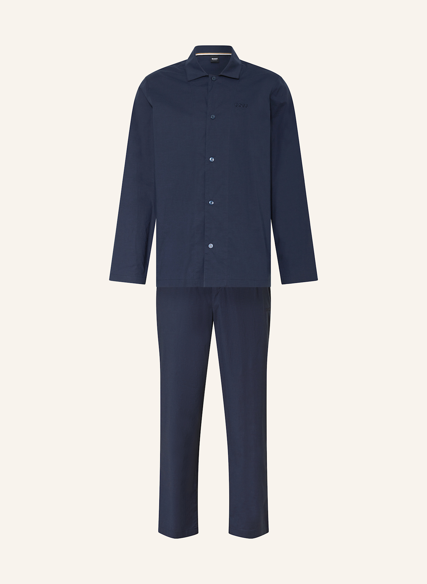BOSS Pajamas CHRIS with gift box: DARK BLUE