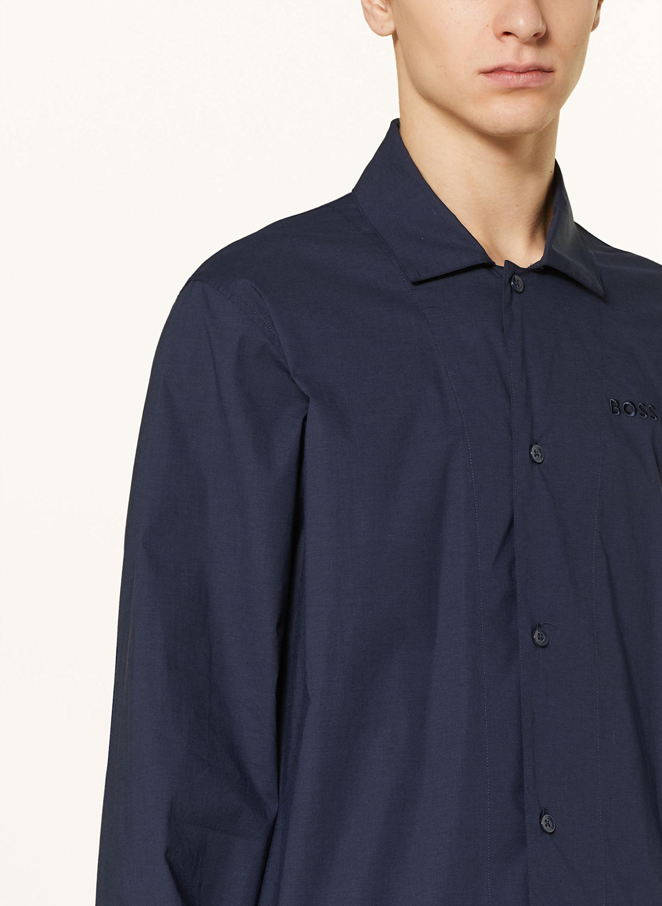 BOSS Pajamas CHRIS with gift box: DARK BLUE