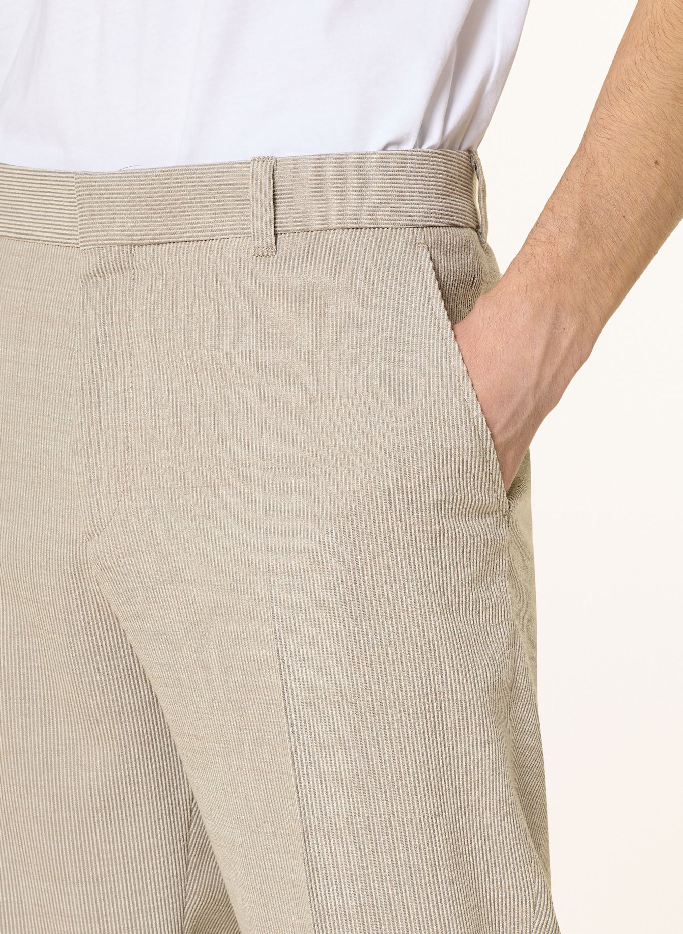 BOSS Anzughose PERIN Relaxed Fit: 275 LIGHT BEIGE