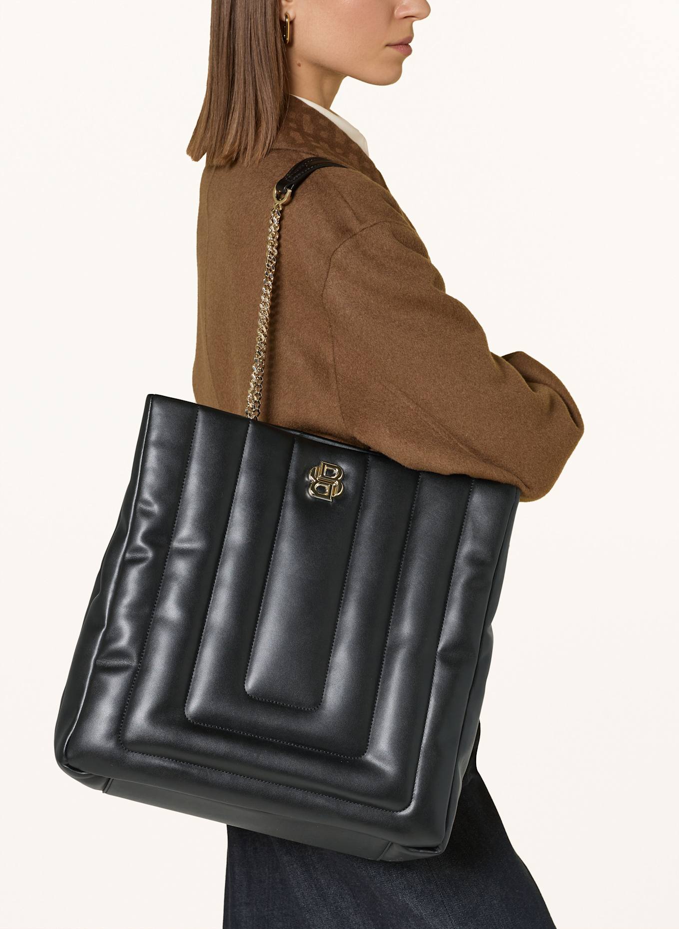 BOSS Schultertasche B_ICON: SCHWARZ