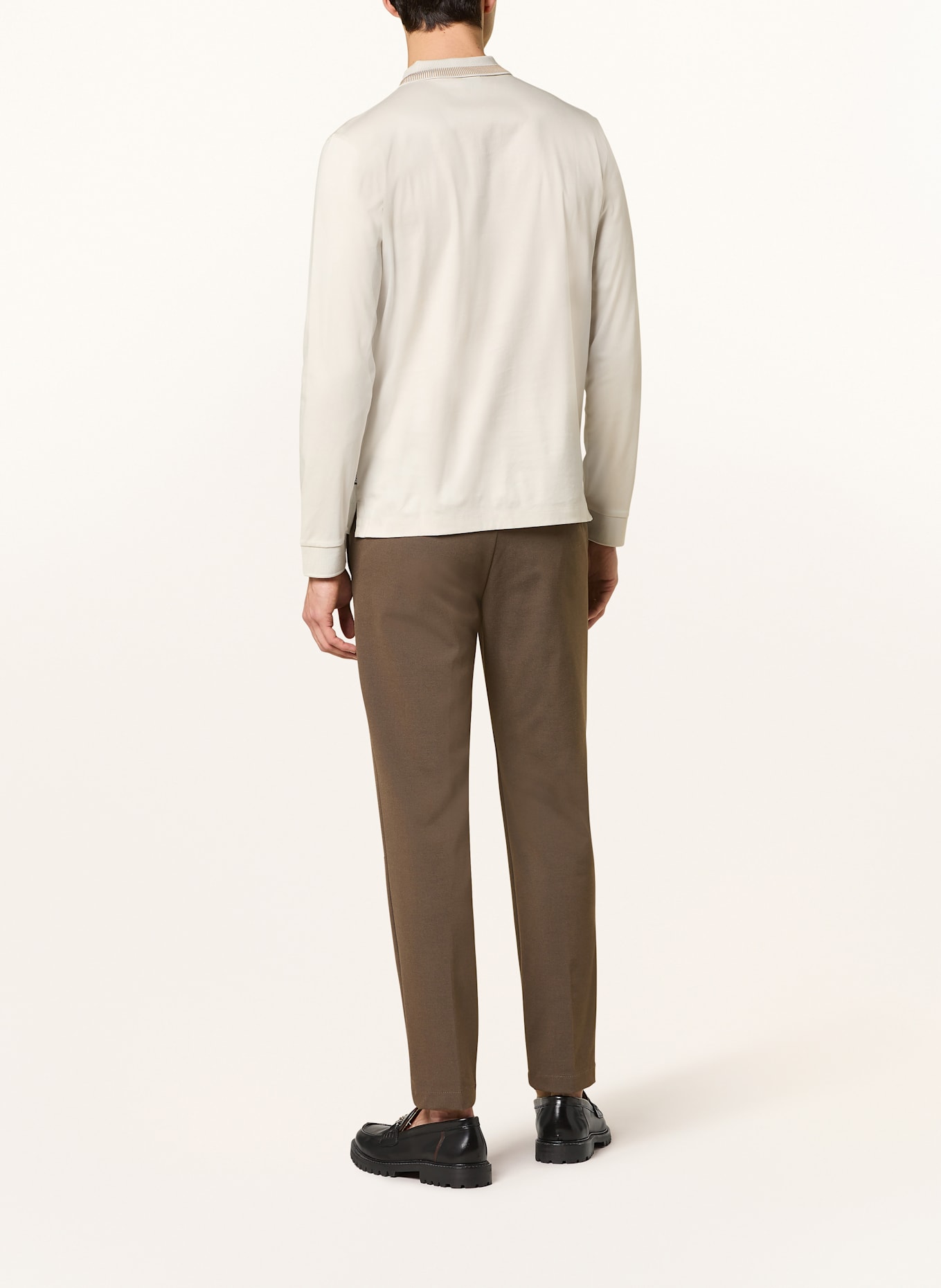 BOSS PLEINS jersey polo shirt, Color: CREAM (Image 3)