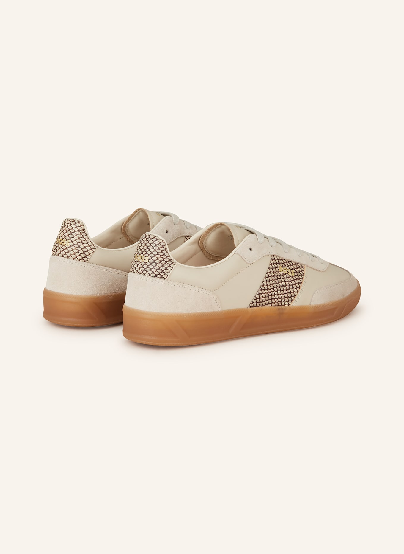 BOSS Sneakersy BRENTA TENN: KREMOWY/ BEŻOWY