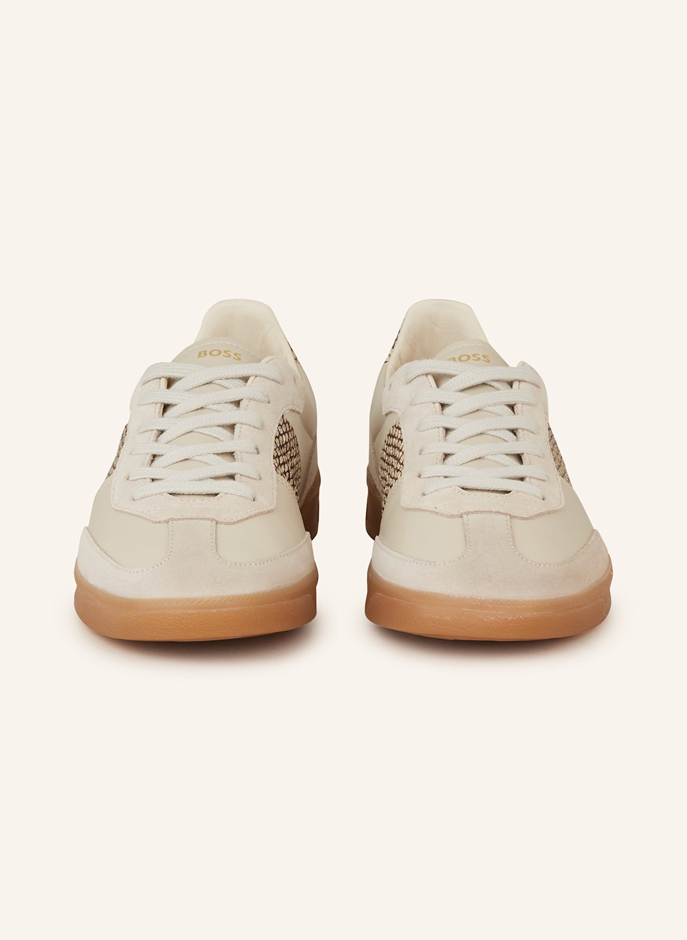 BOSS Sneakersy BRENTA TENN: KREMOWY/ BEŻOWY
