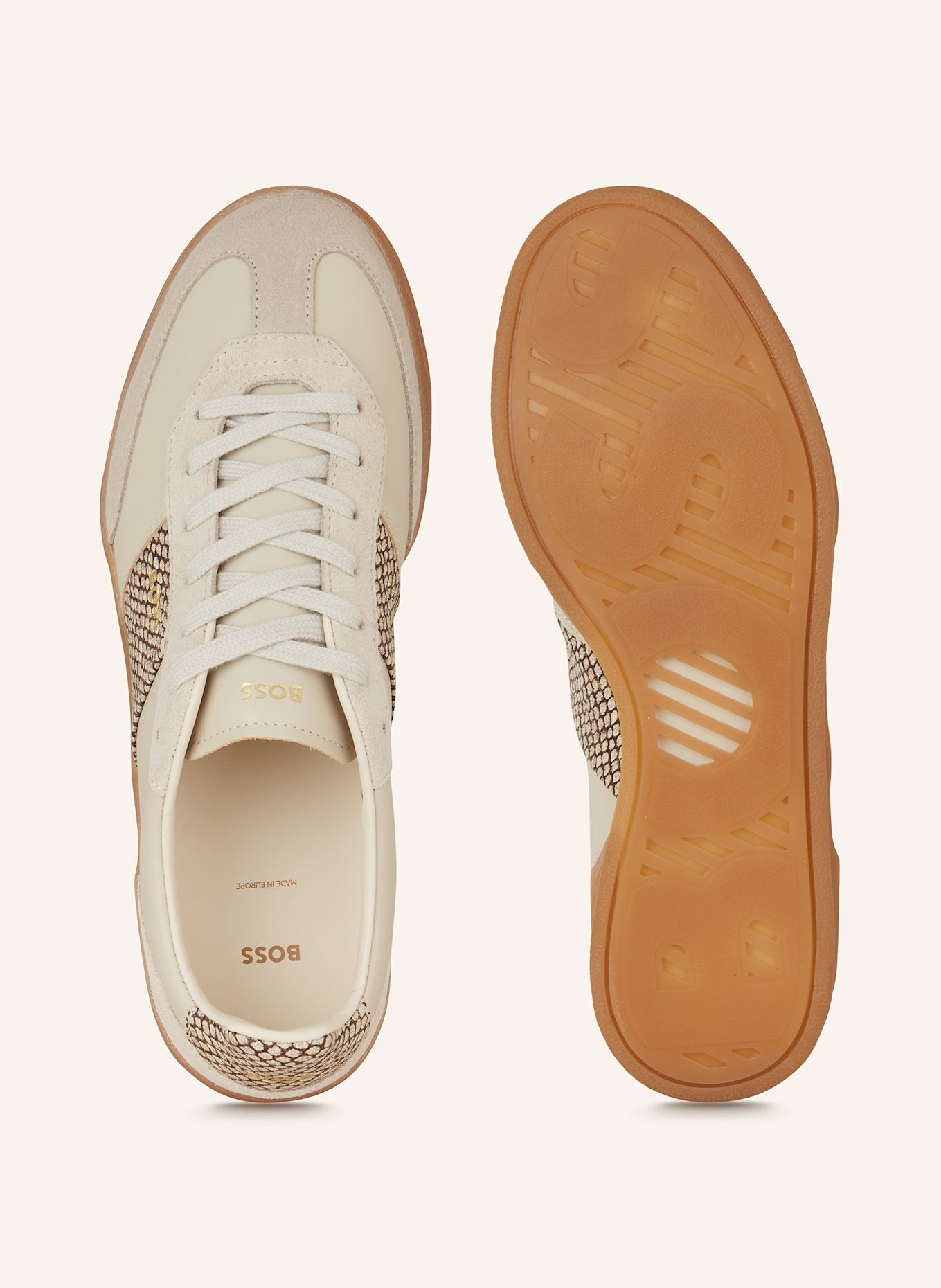 BOSS Sneakersy BRENTA TENN: KREMOWY/ BEŻOWY