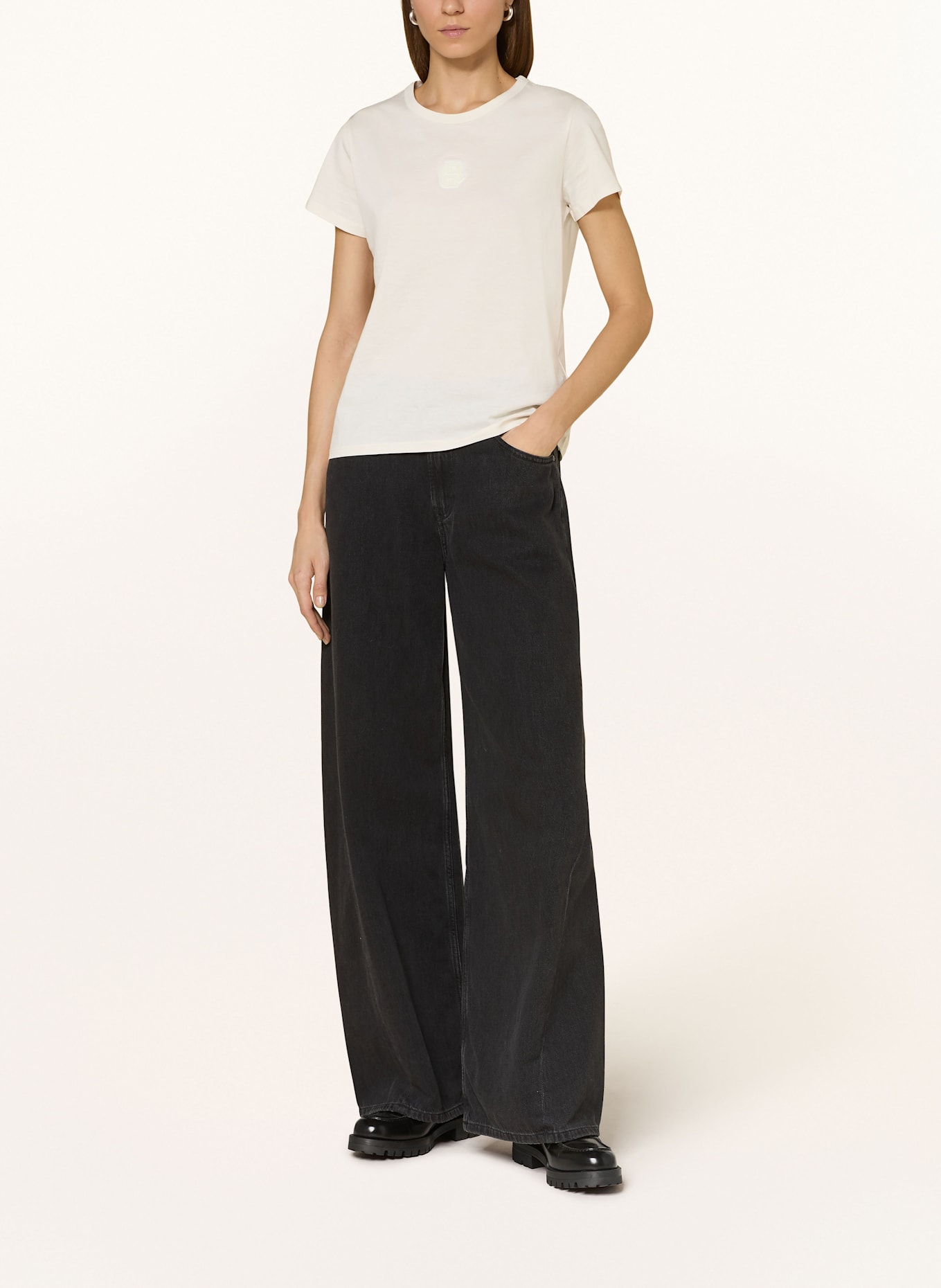 BOSS T-Shirt EVENTSA: ECRU