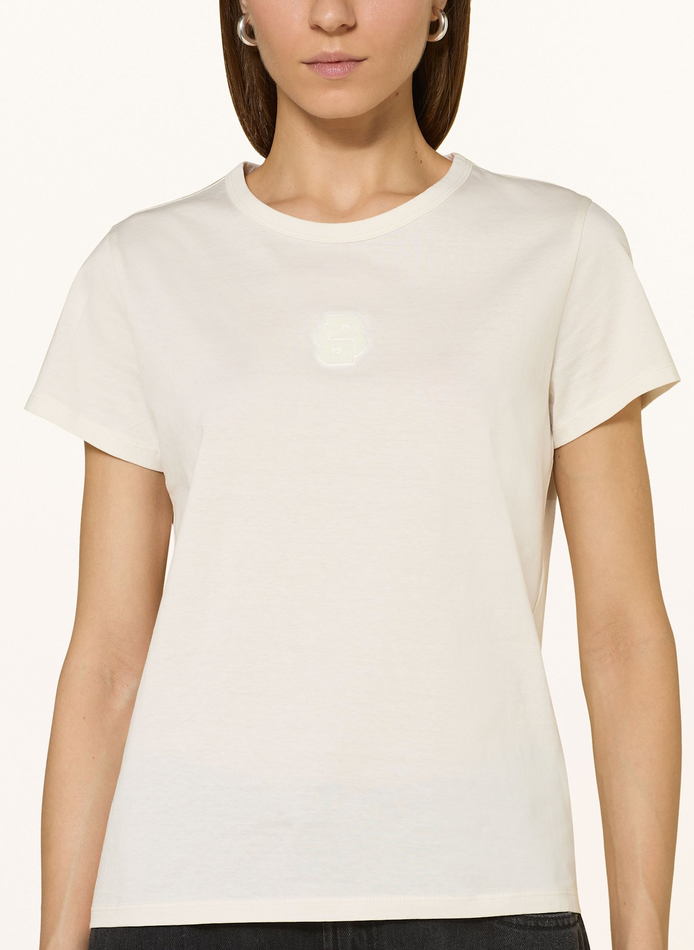 BOSS T-Shirt EVENTSA: ECRU