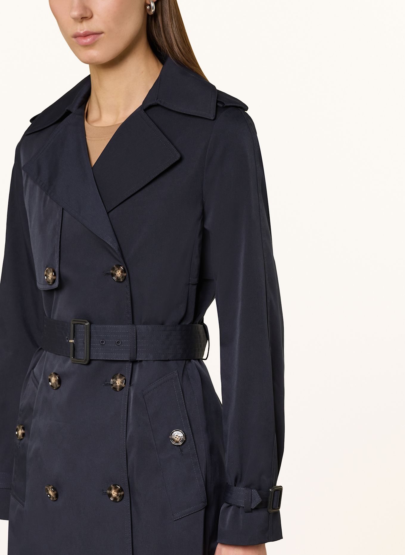 BOSS Trenchcoat CONRY: DUNKELBLAU