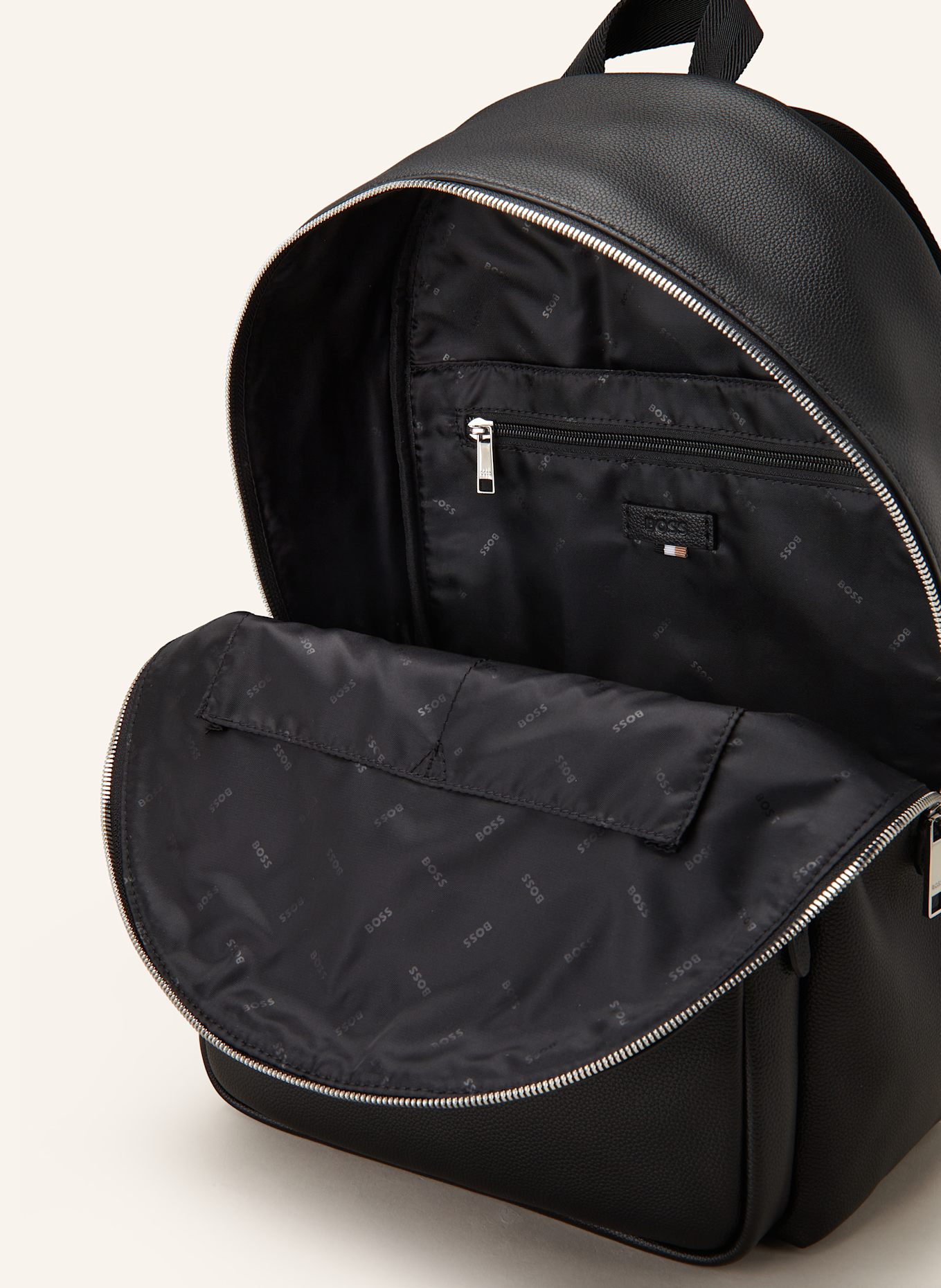 BOSS Rucksack RAY mit Laptop-Fach: SCHWARZ