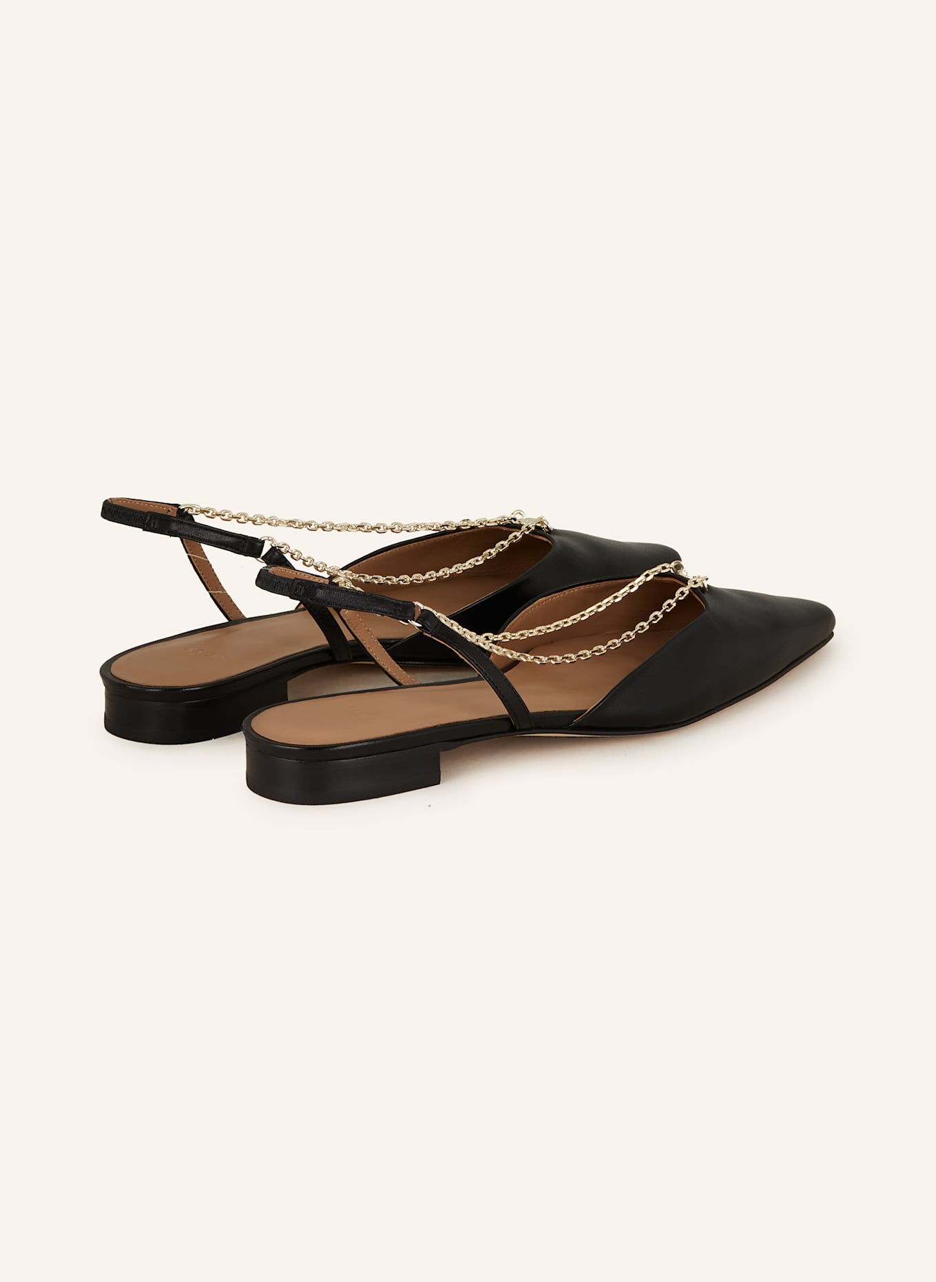 BOSS Sling ballerinas CHARLIZE: BLACK