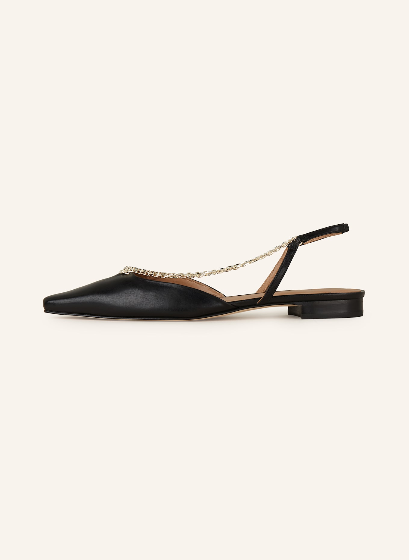 BOSS Sling ballerinas CHARLIZE: BLACK