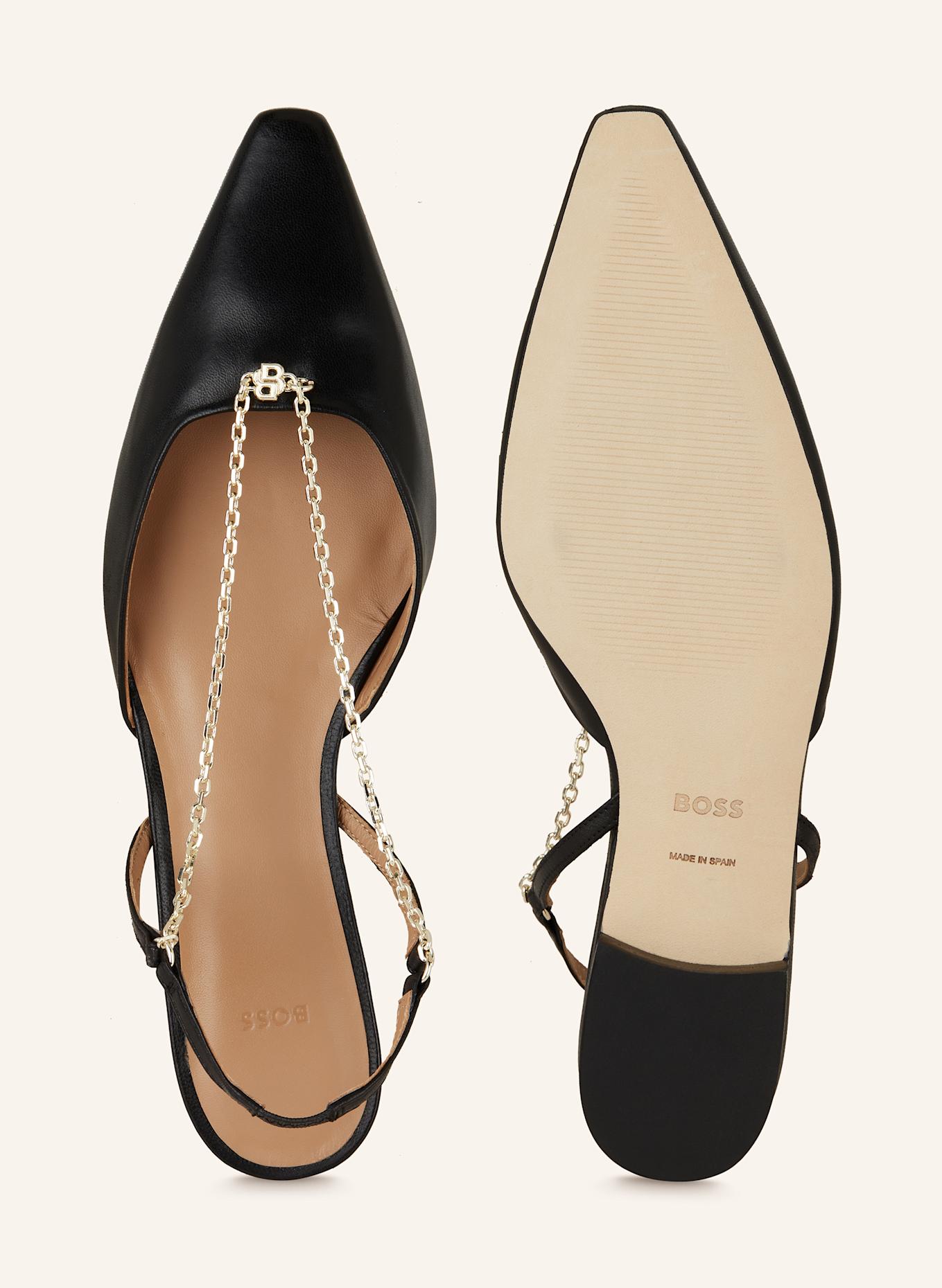 BOSS Sling ballerinas CHARLIZE: BLACK