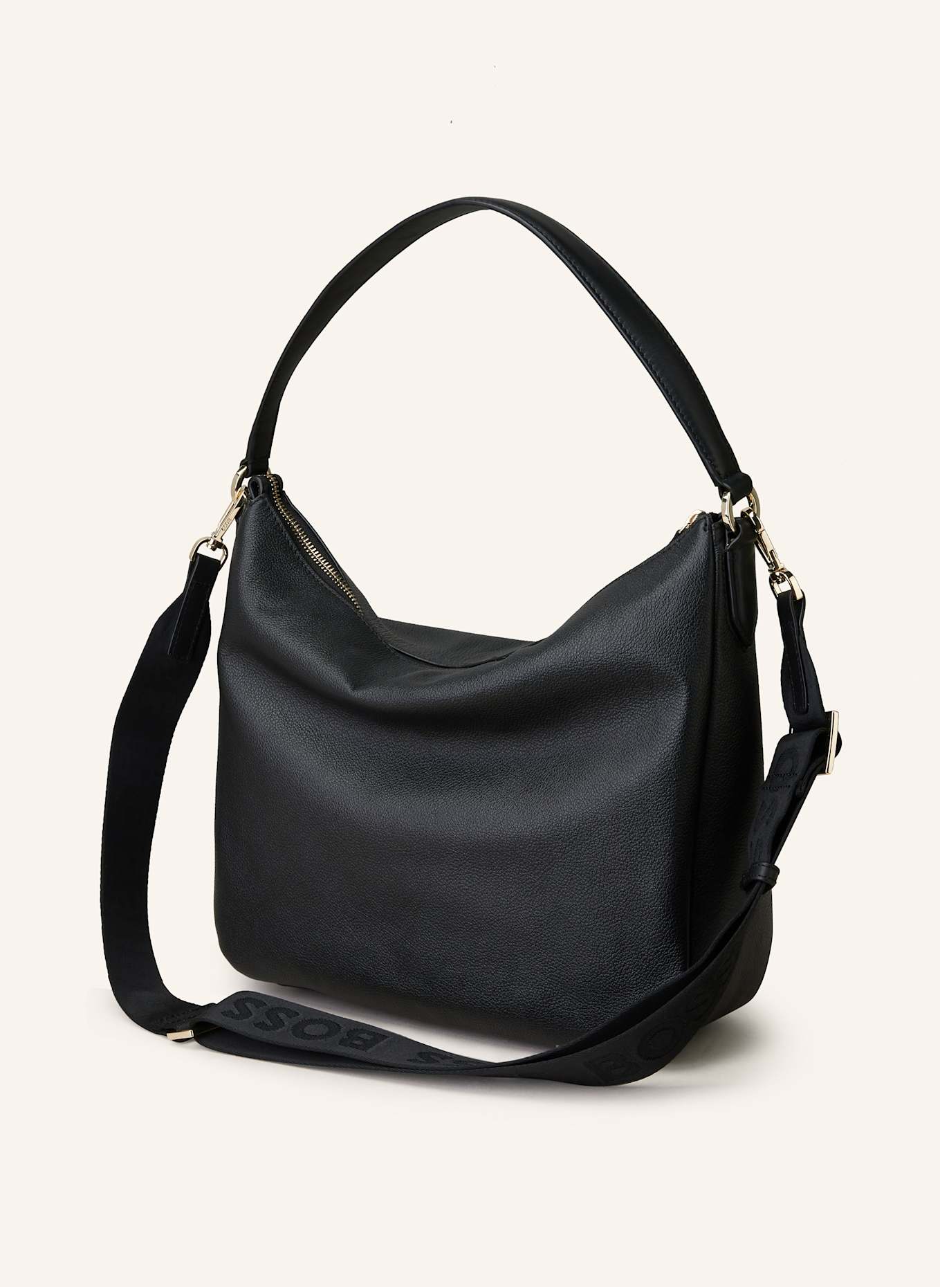 BOSS Hobo-Bag ALYCE: SCHWARZ