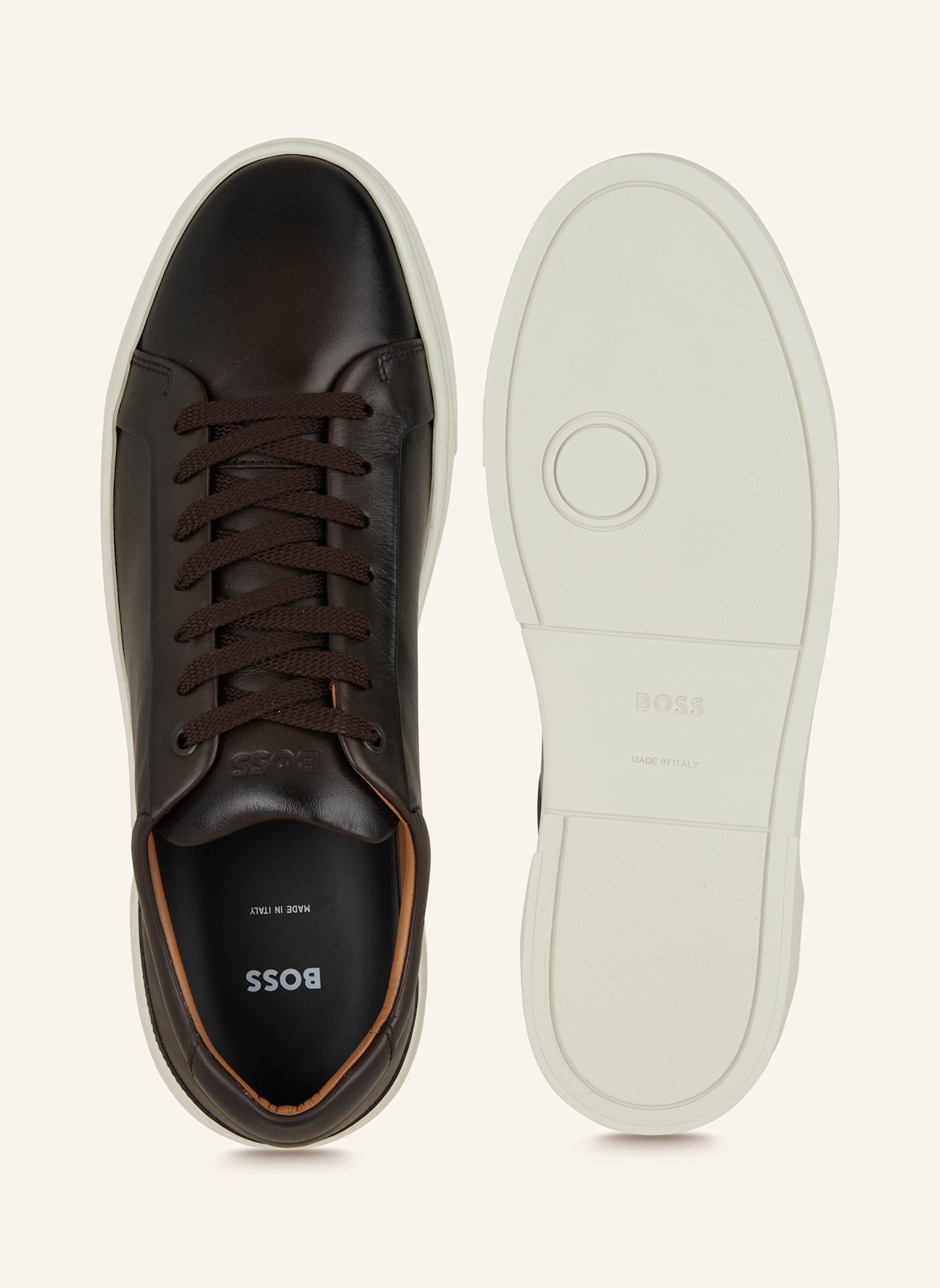 BOSS Sneaker GARY: DUNKELBRAUN