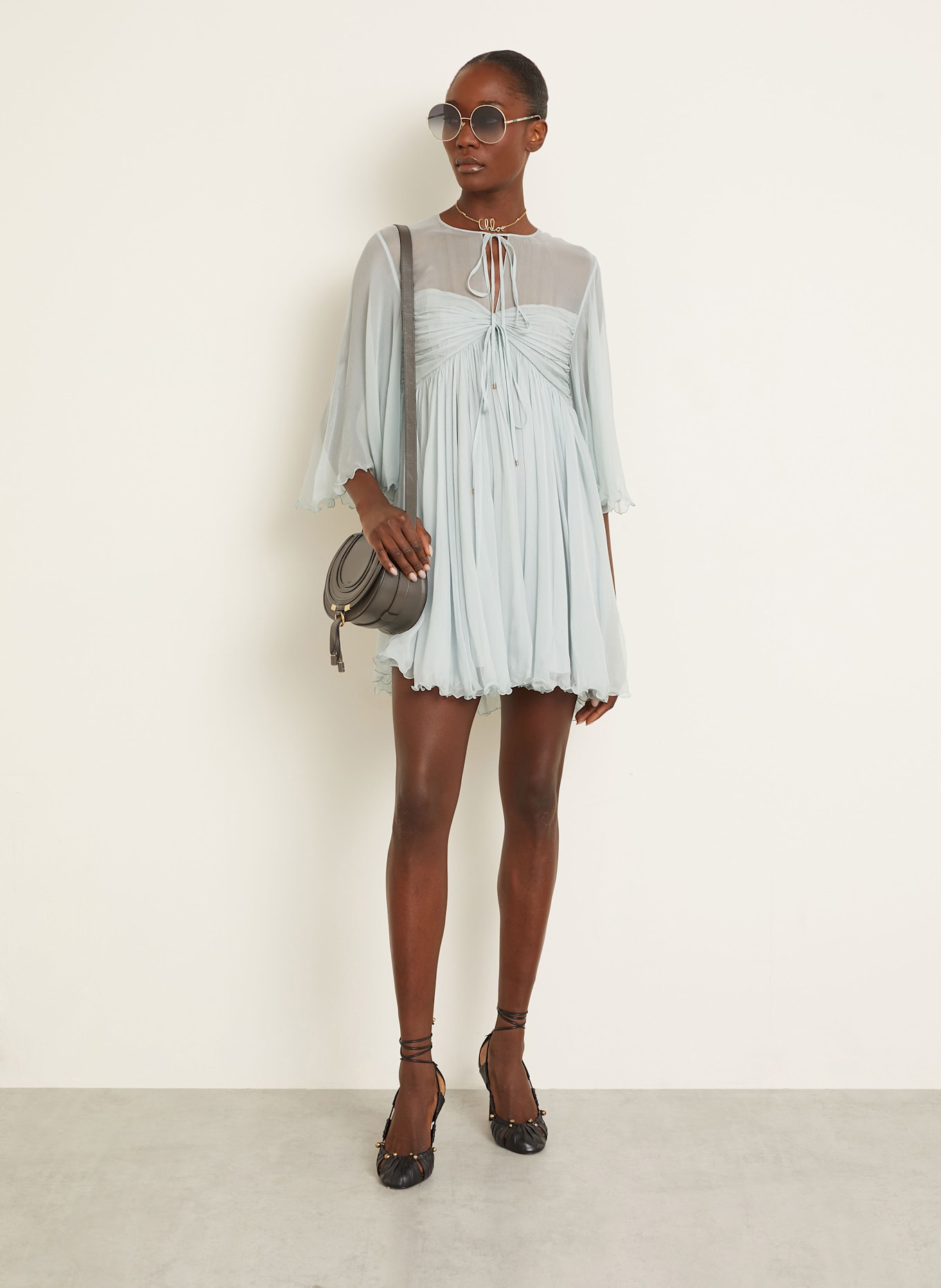 Chloé Umhängetasche MARCIE: Flannel Grey