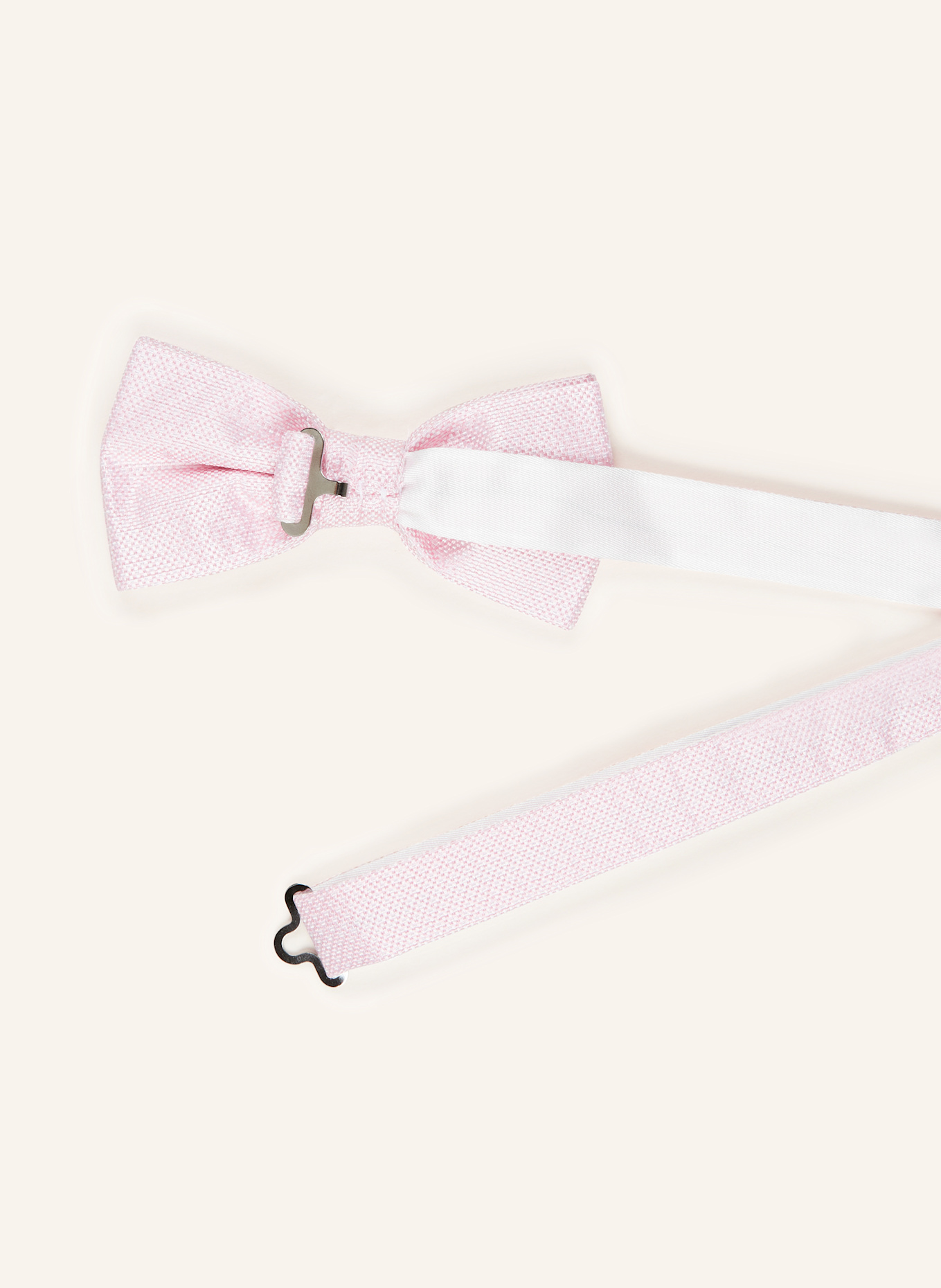 PAUL Set: Fliege und Einstecktuch: HELLROSA