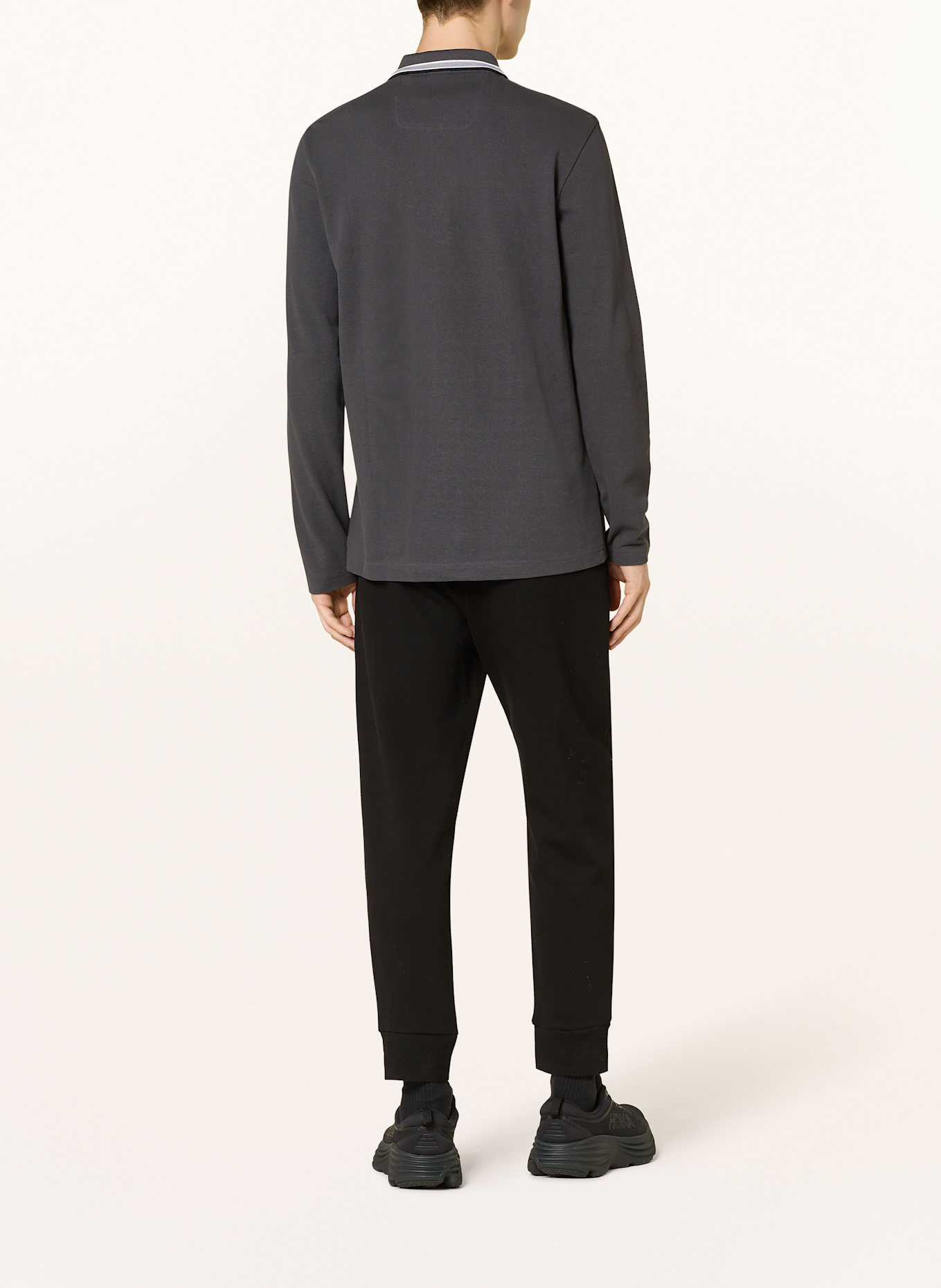 BOSS Piqué polo shirt PLISY Regular Fit, Color: DARK GRAY (Image 3)