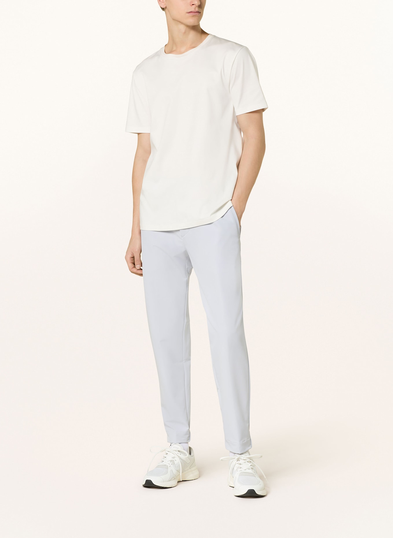 BOSS Chino FLEX Tapered Fit: HELLGRAU