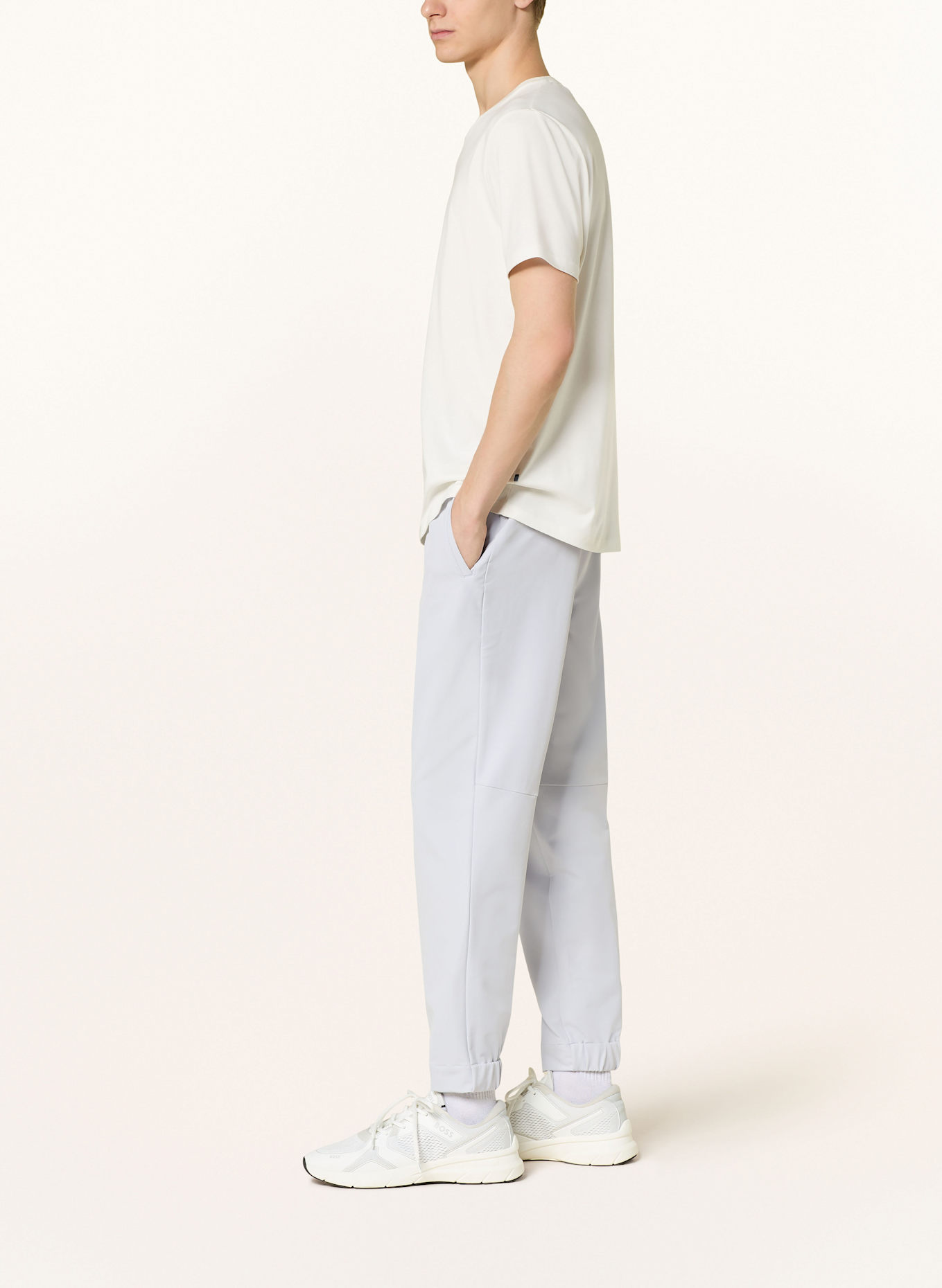 BOSS Chino FLEX Tapered Fit: HELLGRAU