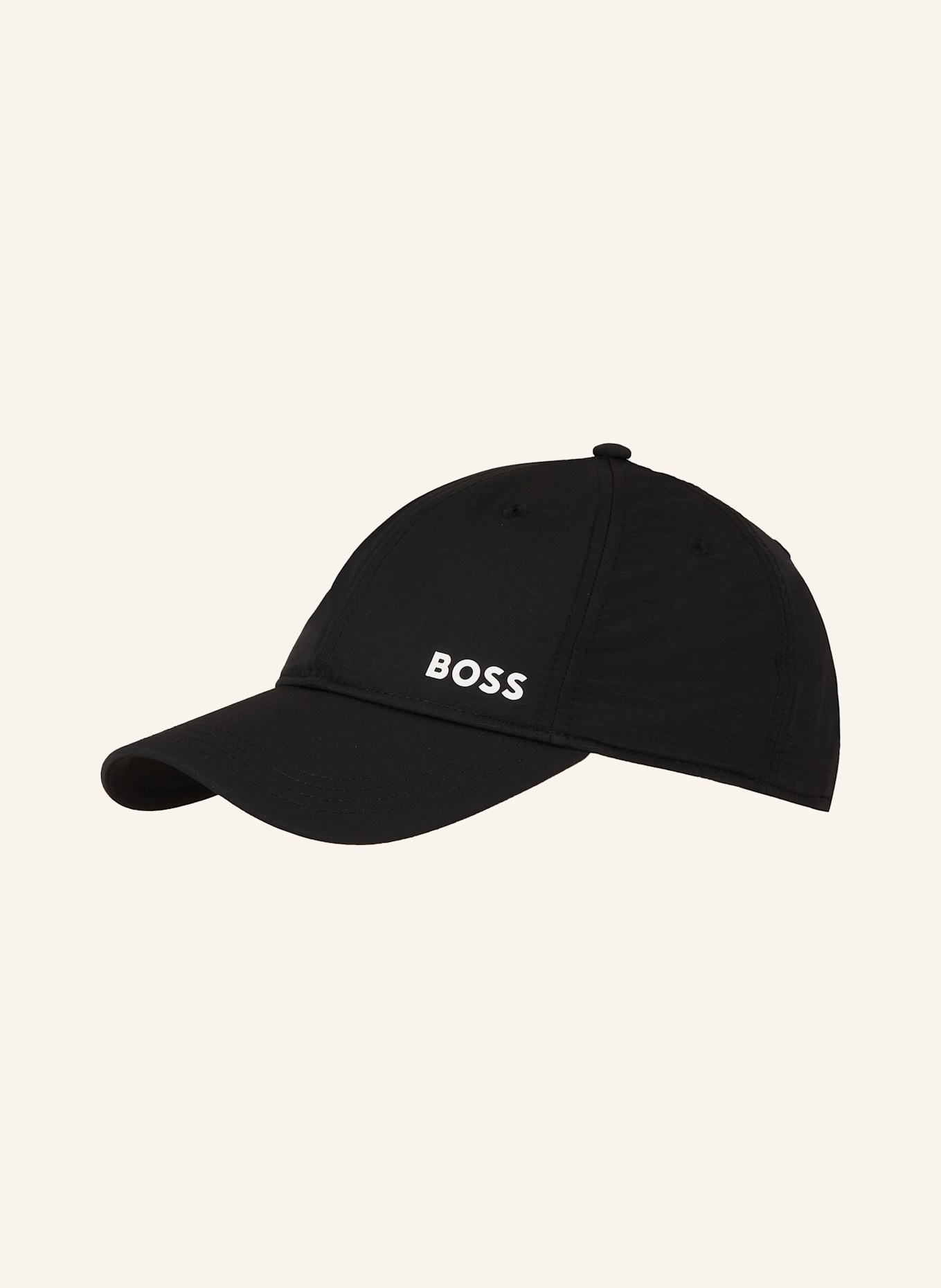 BOSS Cap LACH: ZWART / WIT