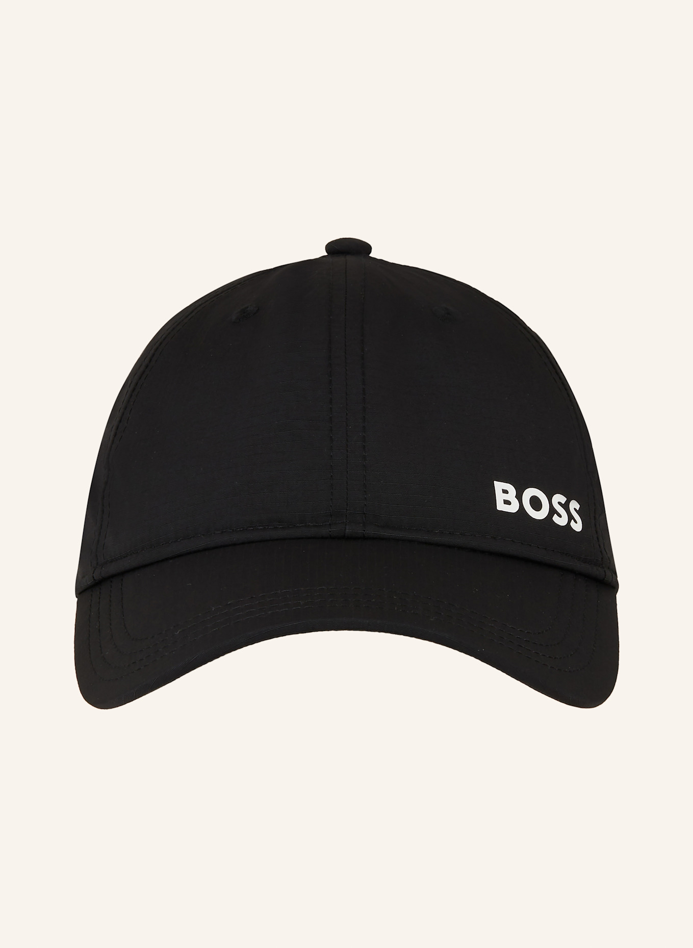 BOSS Cap LACH: ZWART / WIT