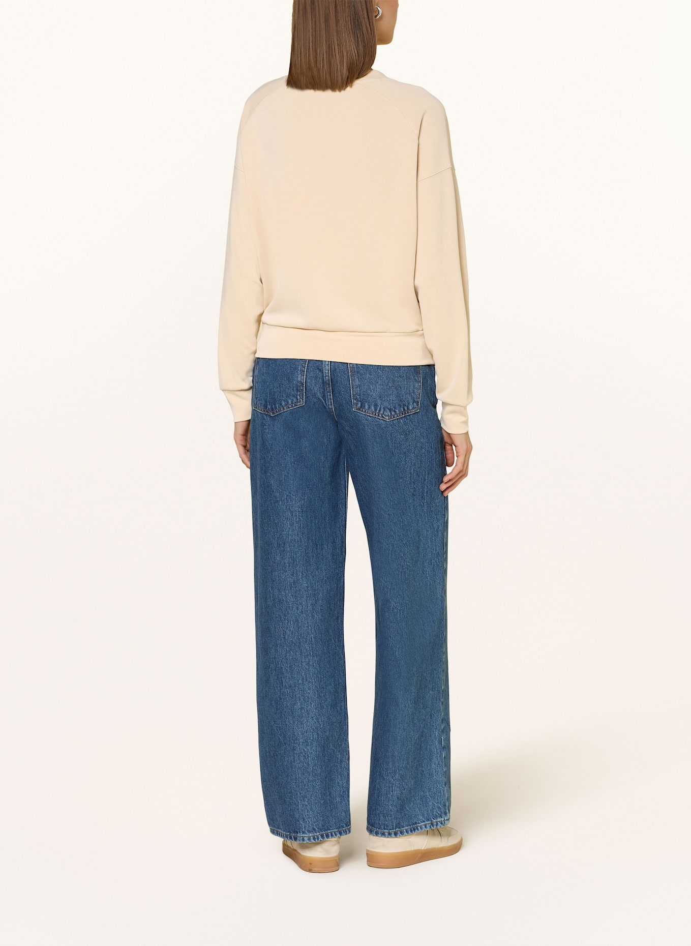 BOSS Sweatshirt ESLITA: BEIGE
