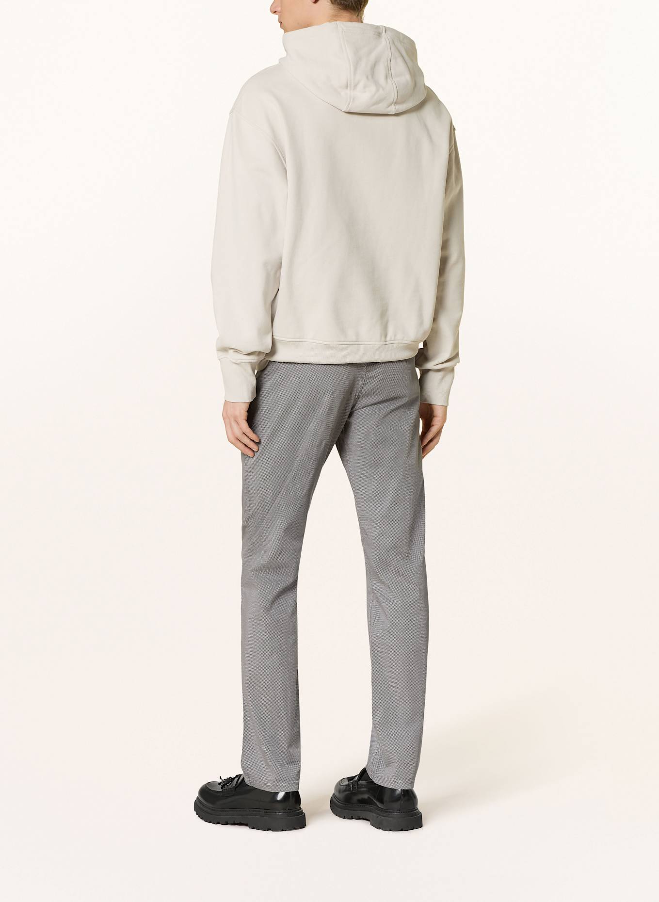 BOSS Chinosy slim fit: SZARY