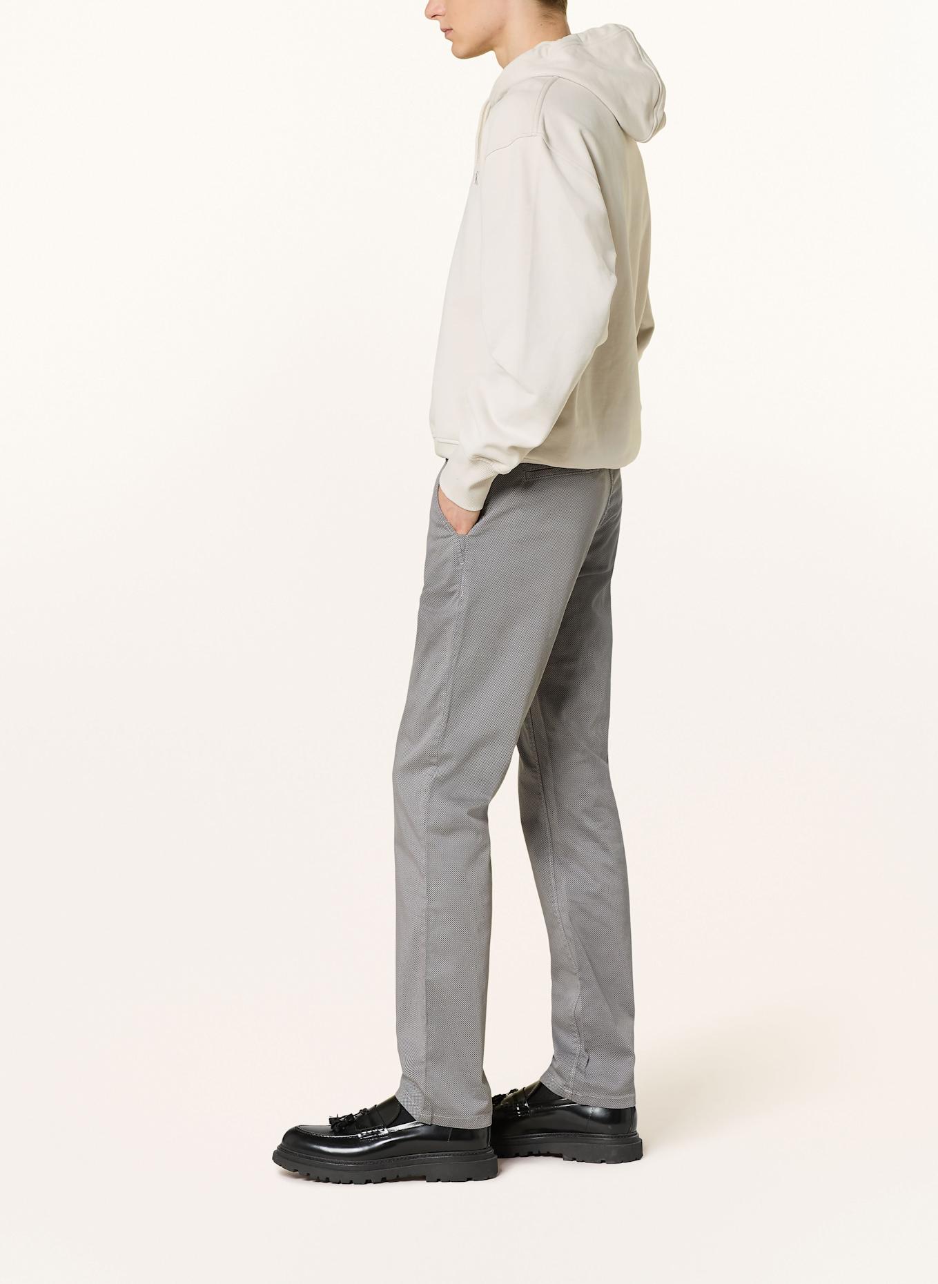 BOSS Chinosy slim fit: SZARY