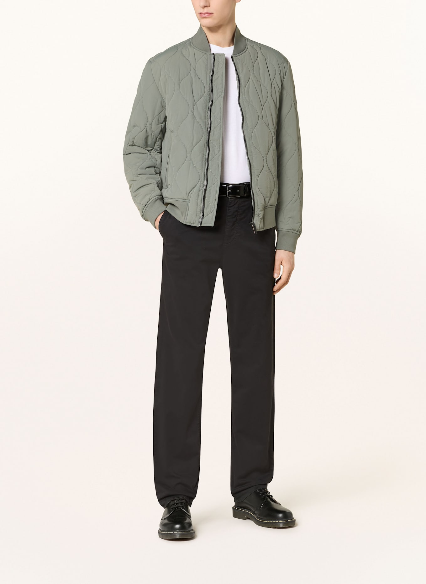 BOSS Chino REGULAR-1 Regular Fit: SCHWARZ