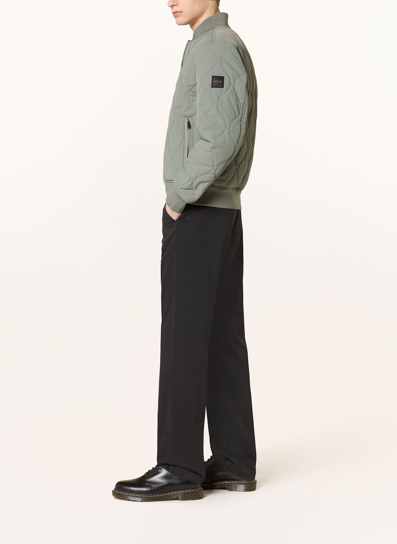 BOSS Chino REGULAR-1 Regular Fit: SCHWARZ