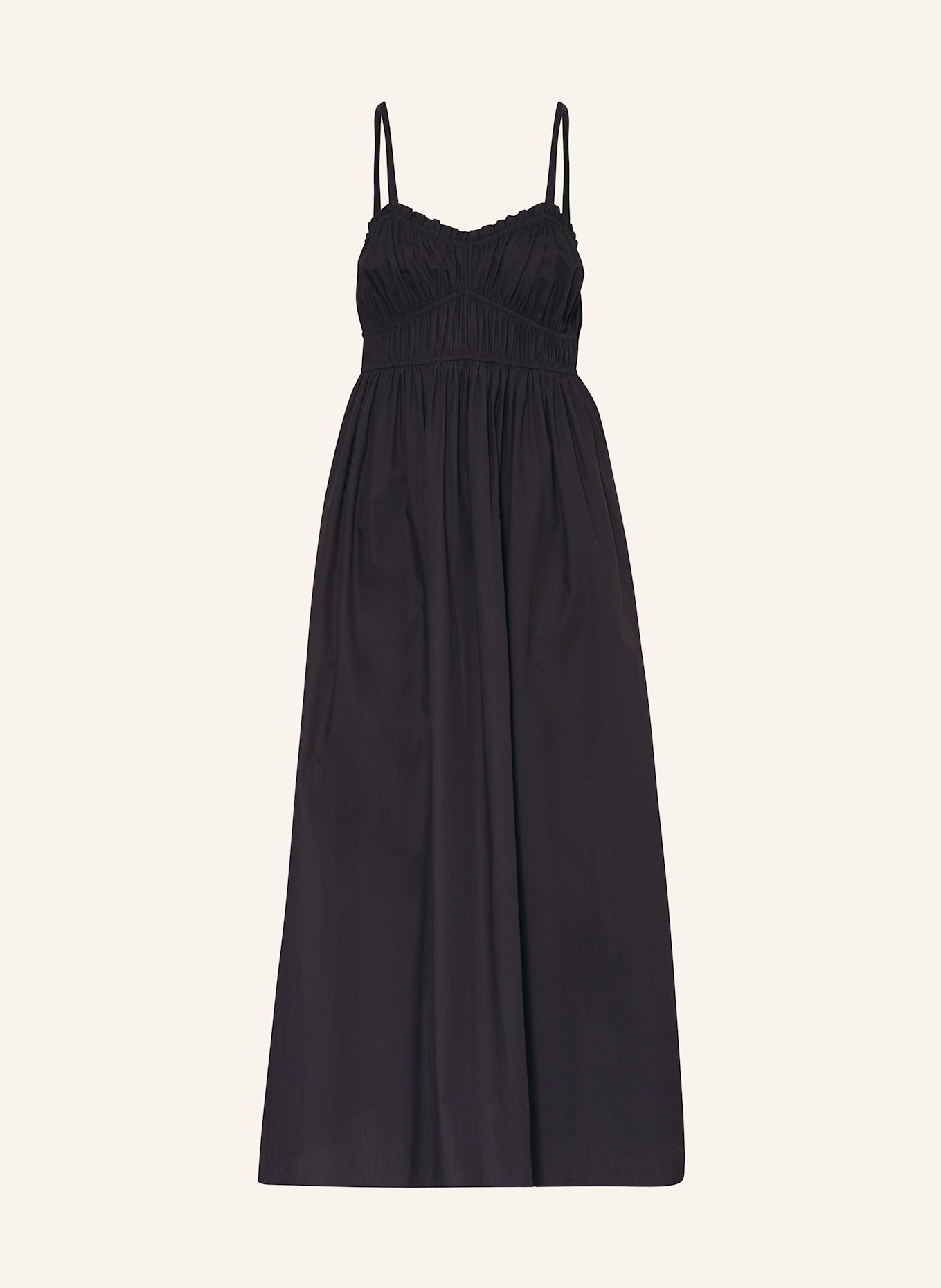 BOSS Kleid DALZA mit Rüschen: SCHWARZ