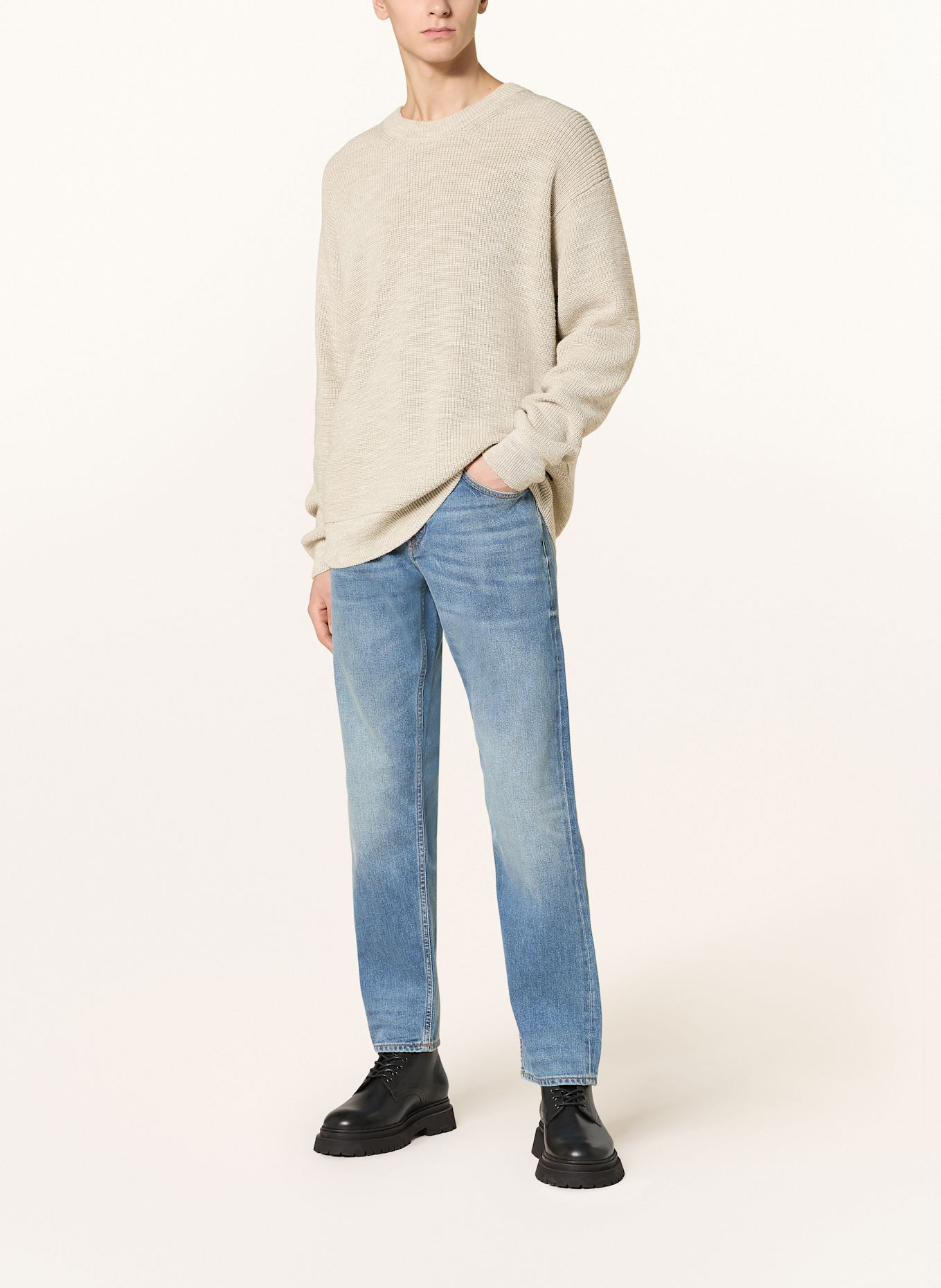 BOSS Jeans TROY SELVEDGE Regular Tapered Fit: 416 NAVY