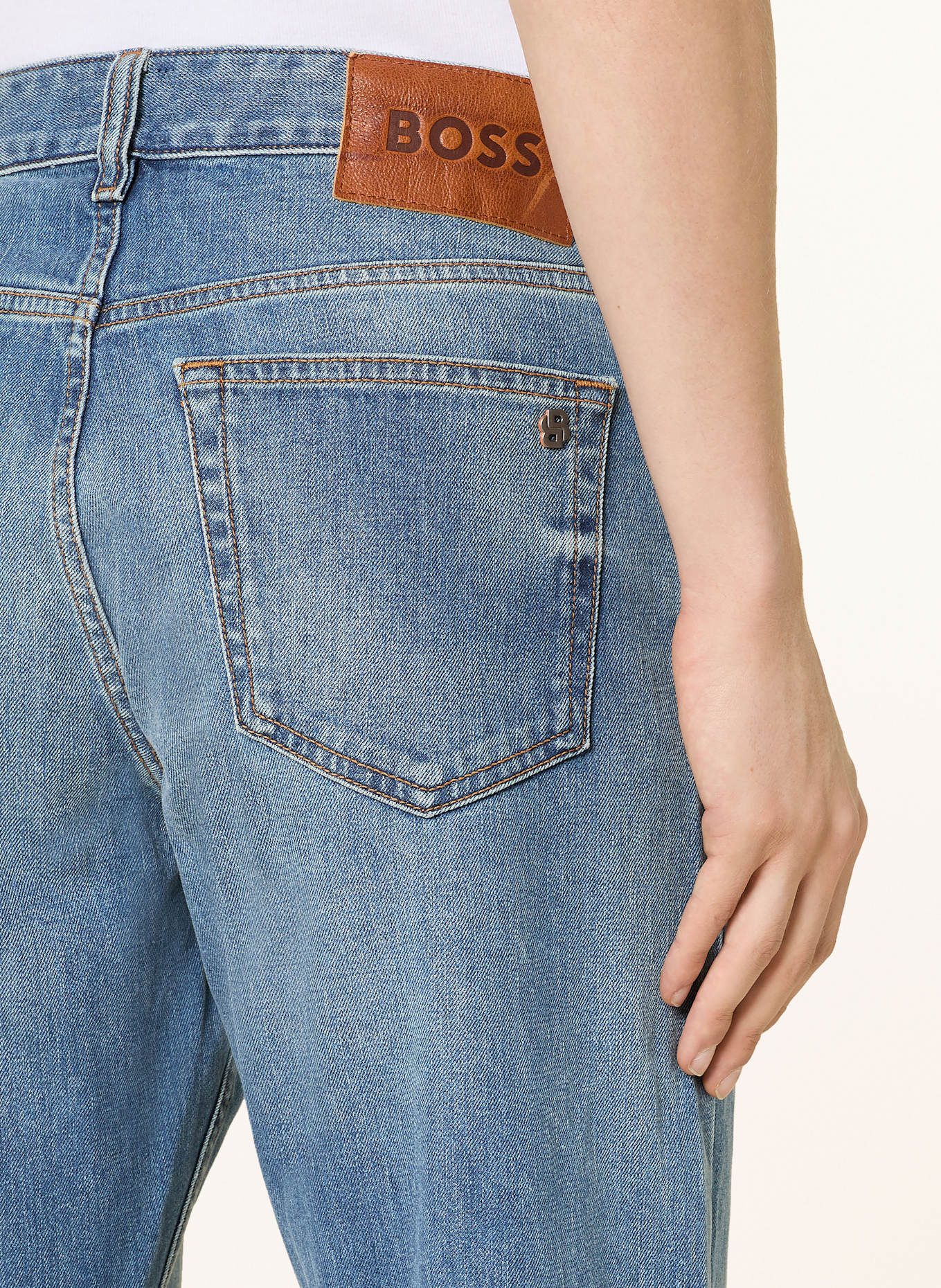 BOSS Jeans TROY SELVEDGE Regular Tapered Fit: 416 NAVY