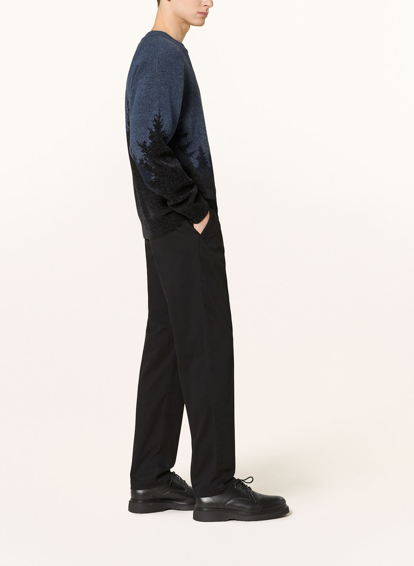BOSS Chino Relaxed Fit: SCHWARZ