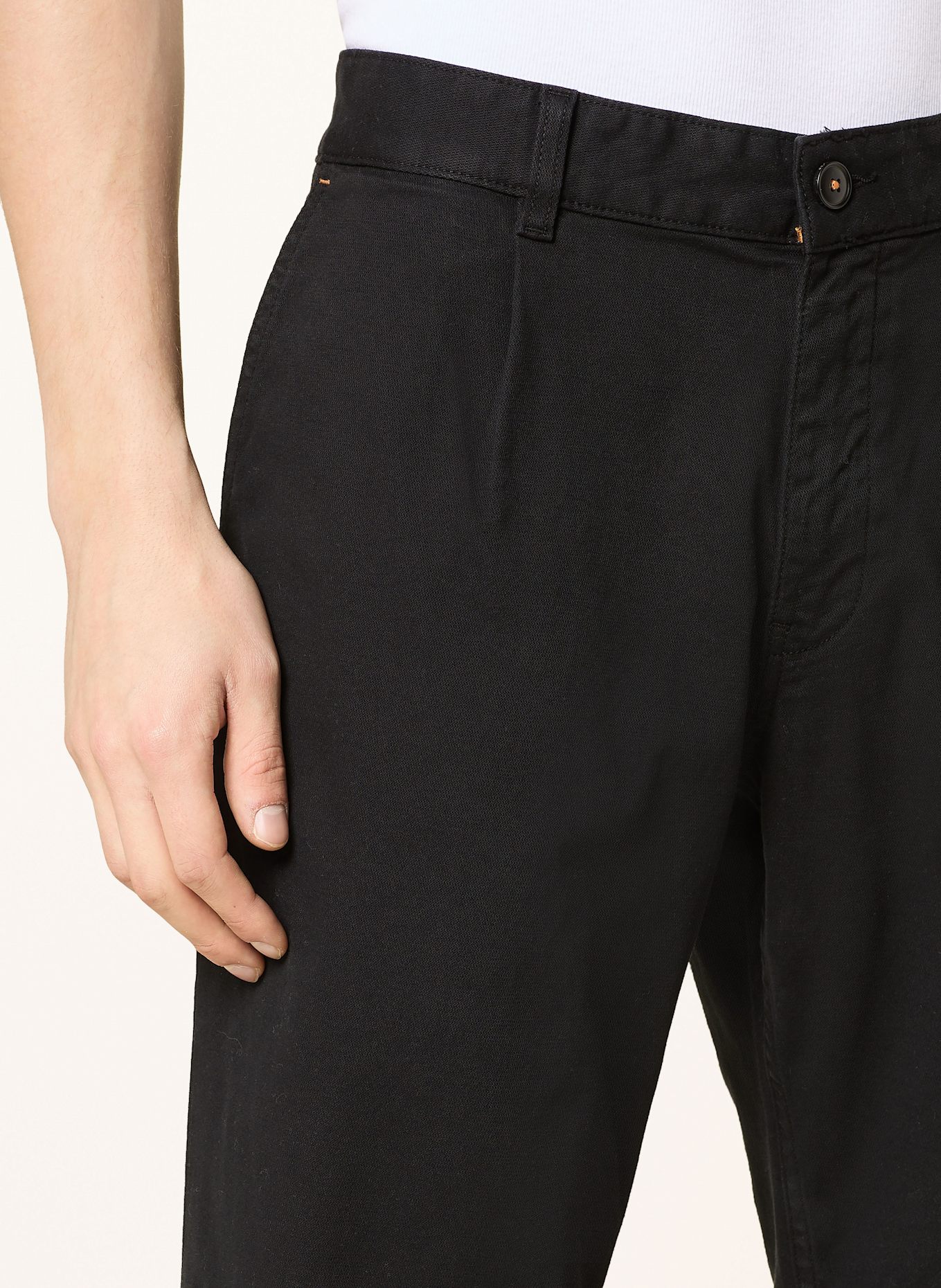 BOSS Chino Relaxed Fit: SCHWARZ