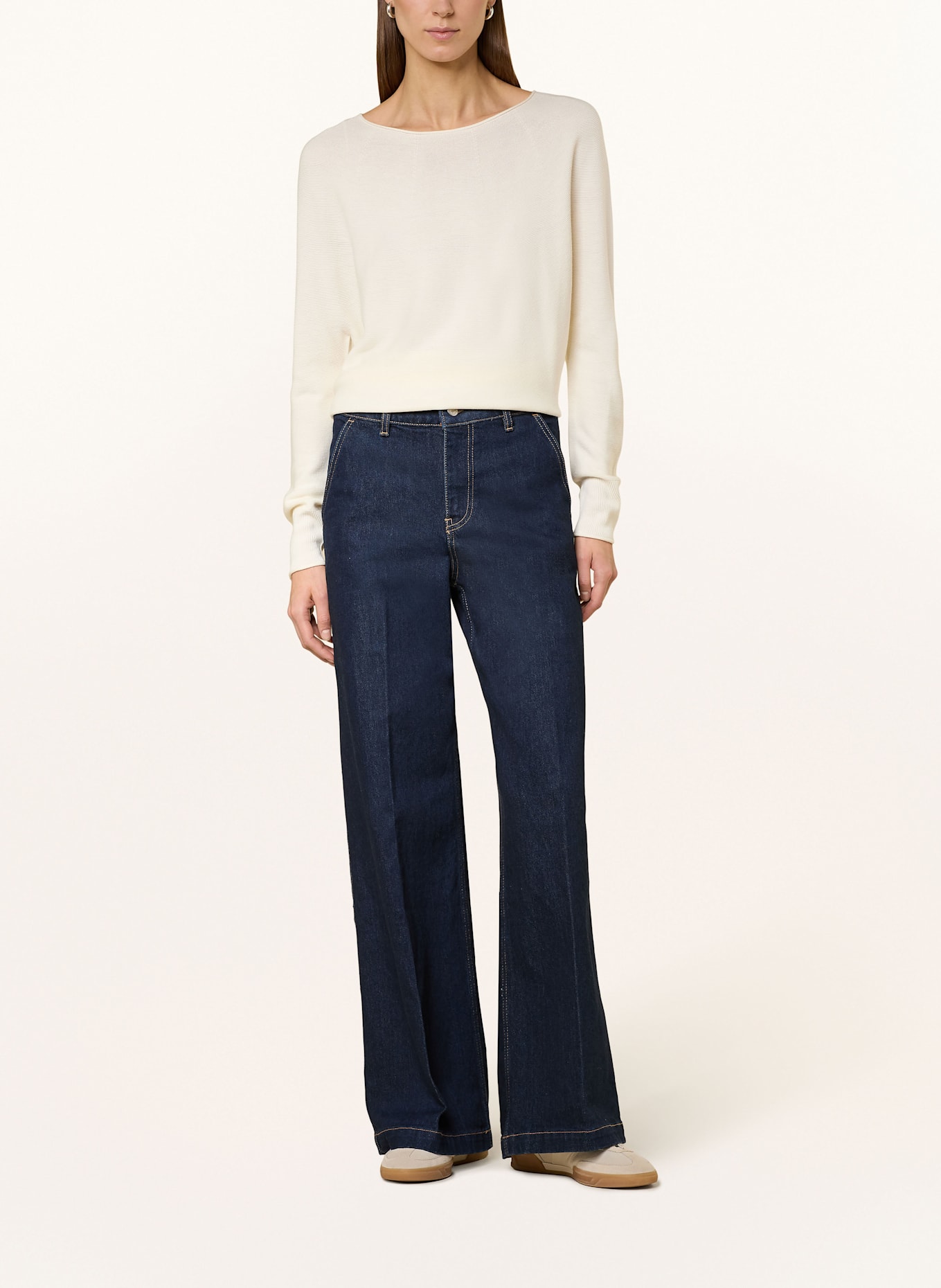BOSS Pullover FALANDINAS: ECRU