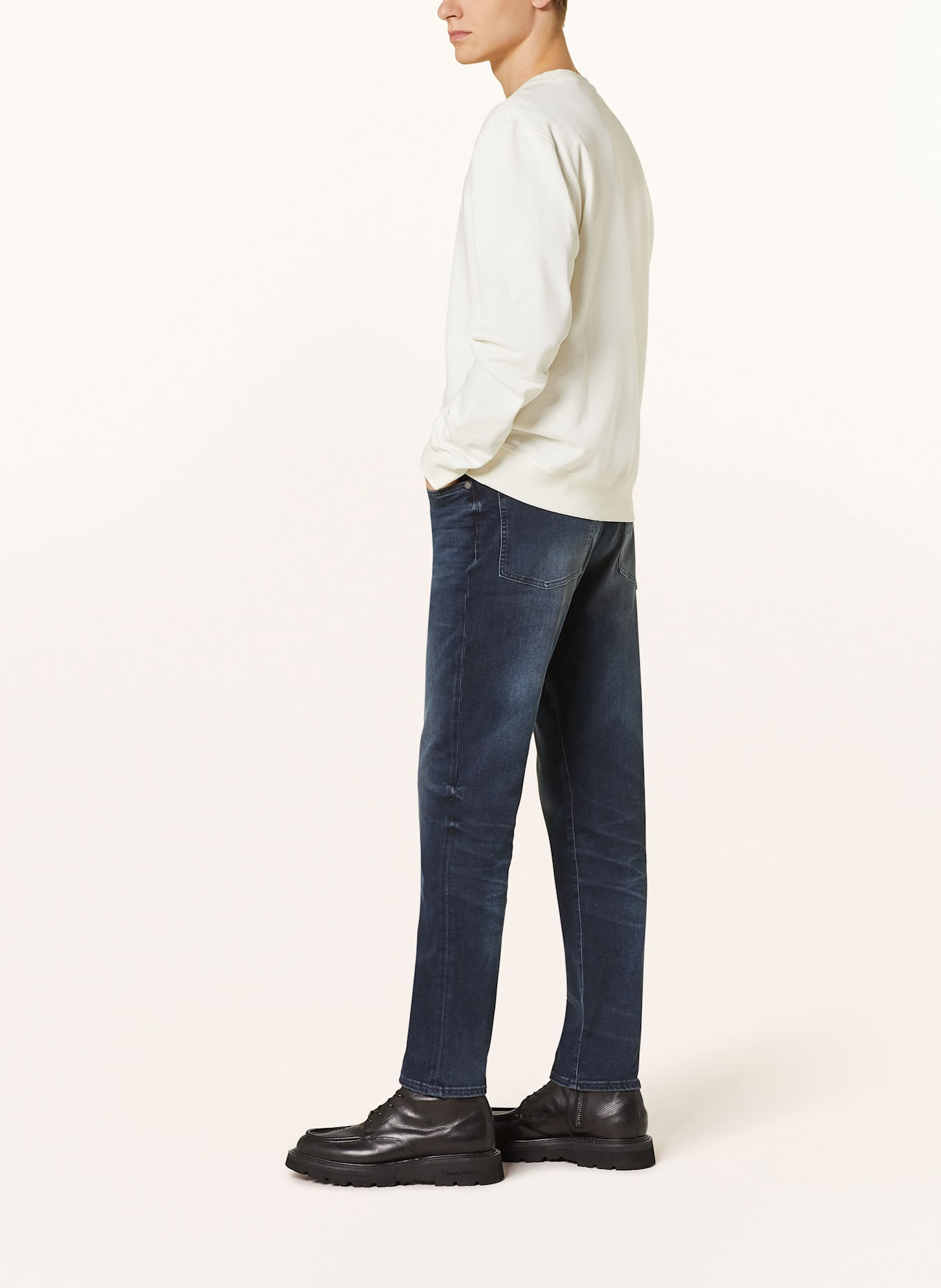 BOSS ONYX BO slim tapered fit jeans: 402 DARK BLUE