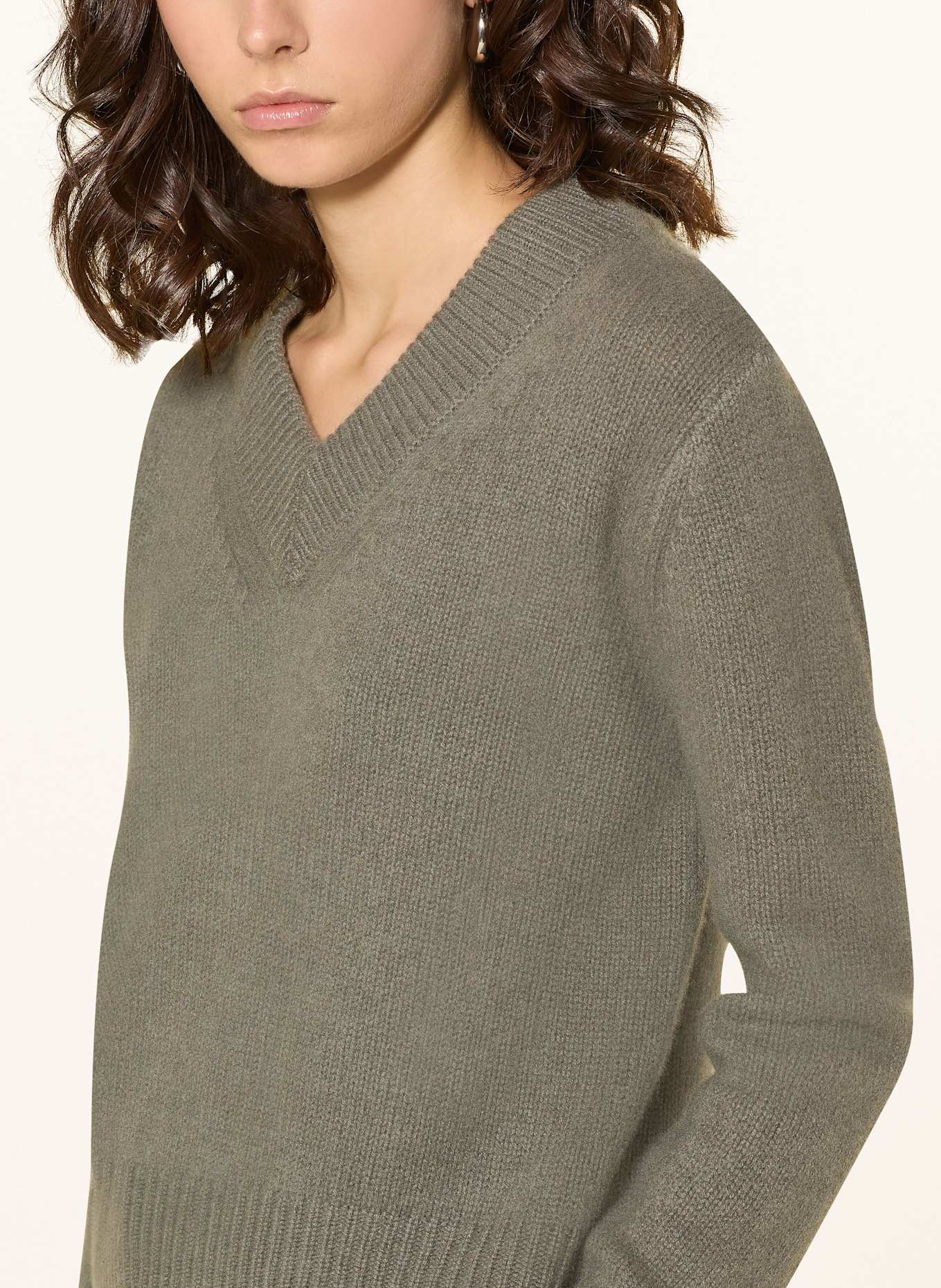 MRS & HUGS Kašmírový svetr: KHAKI