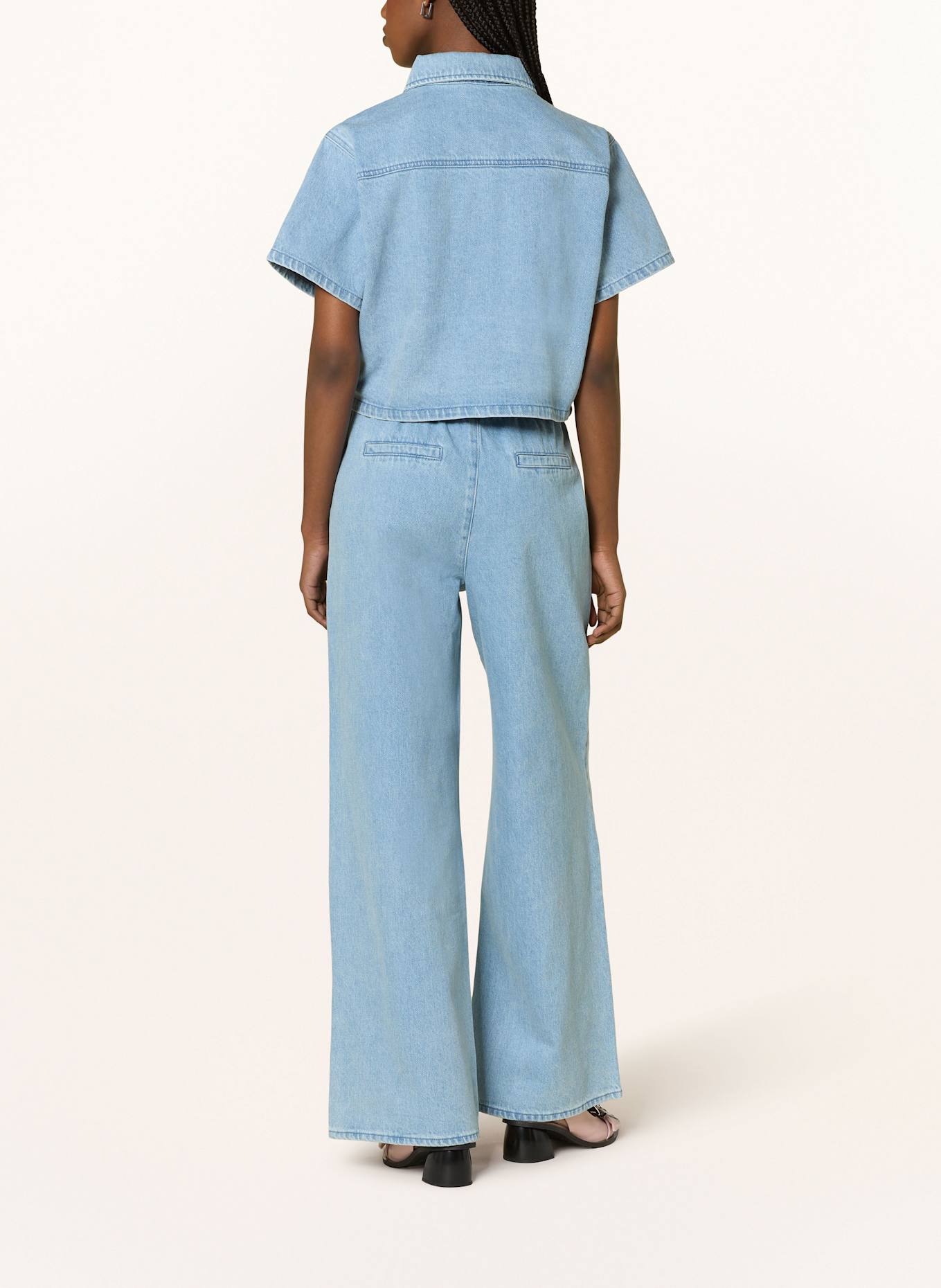 MRS & HUGS Bluzka jeansowa oversize: JASNONIEBIESKI
