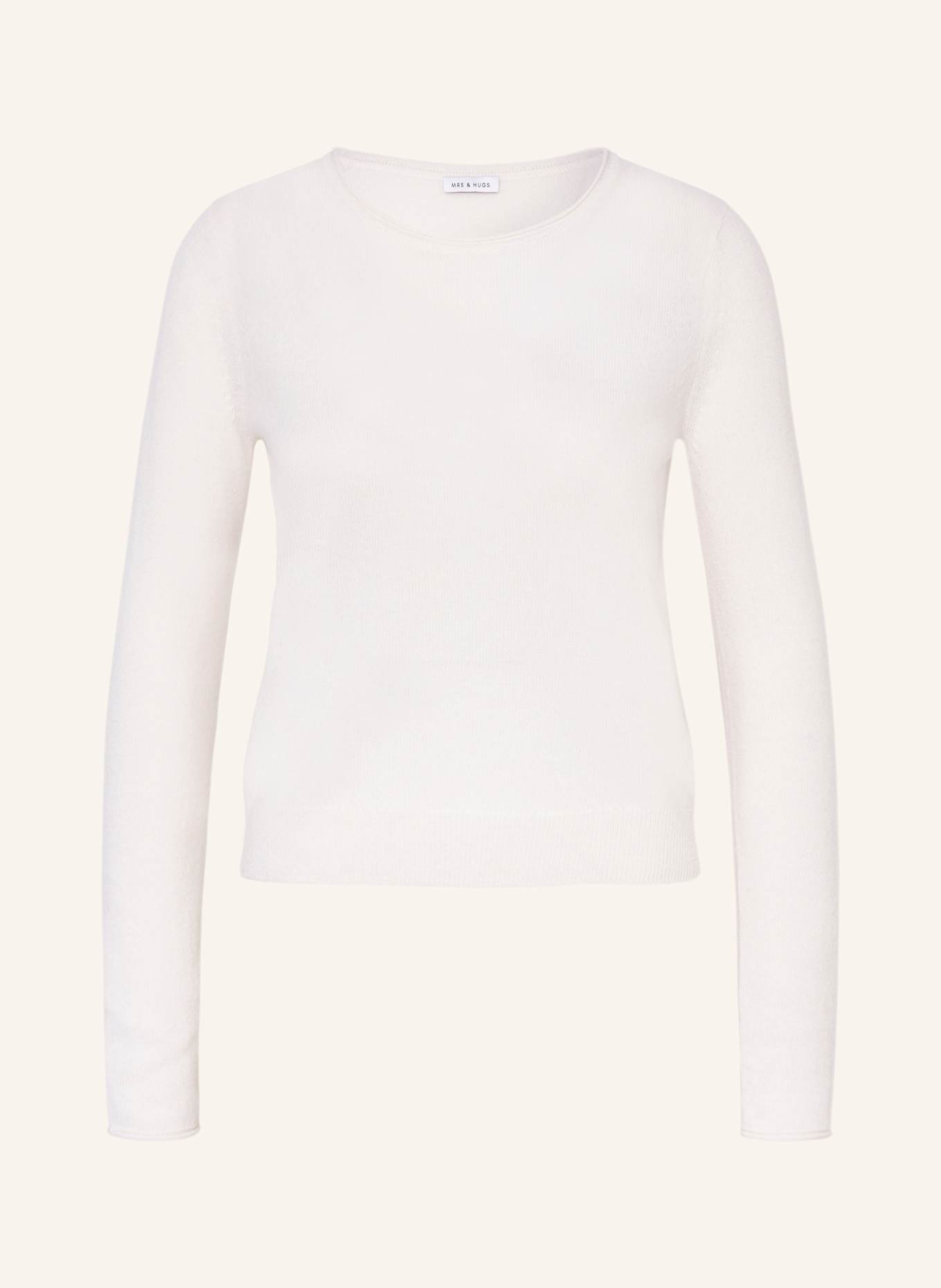 MRS & HUGS Cashmere sweater, Color: WHITE (Image 1)