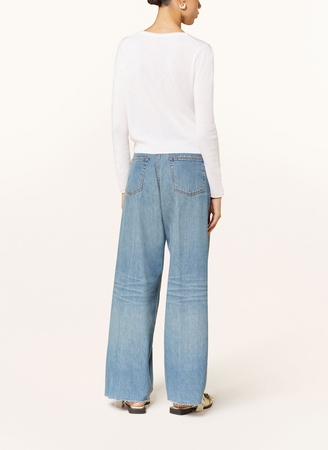 MRS & HUGS Cashmere sweater, Color: WHITE (Image 3)