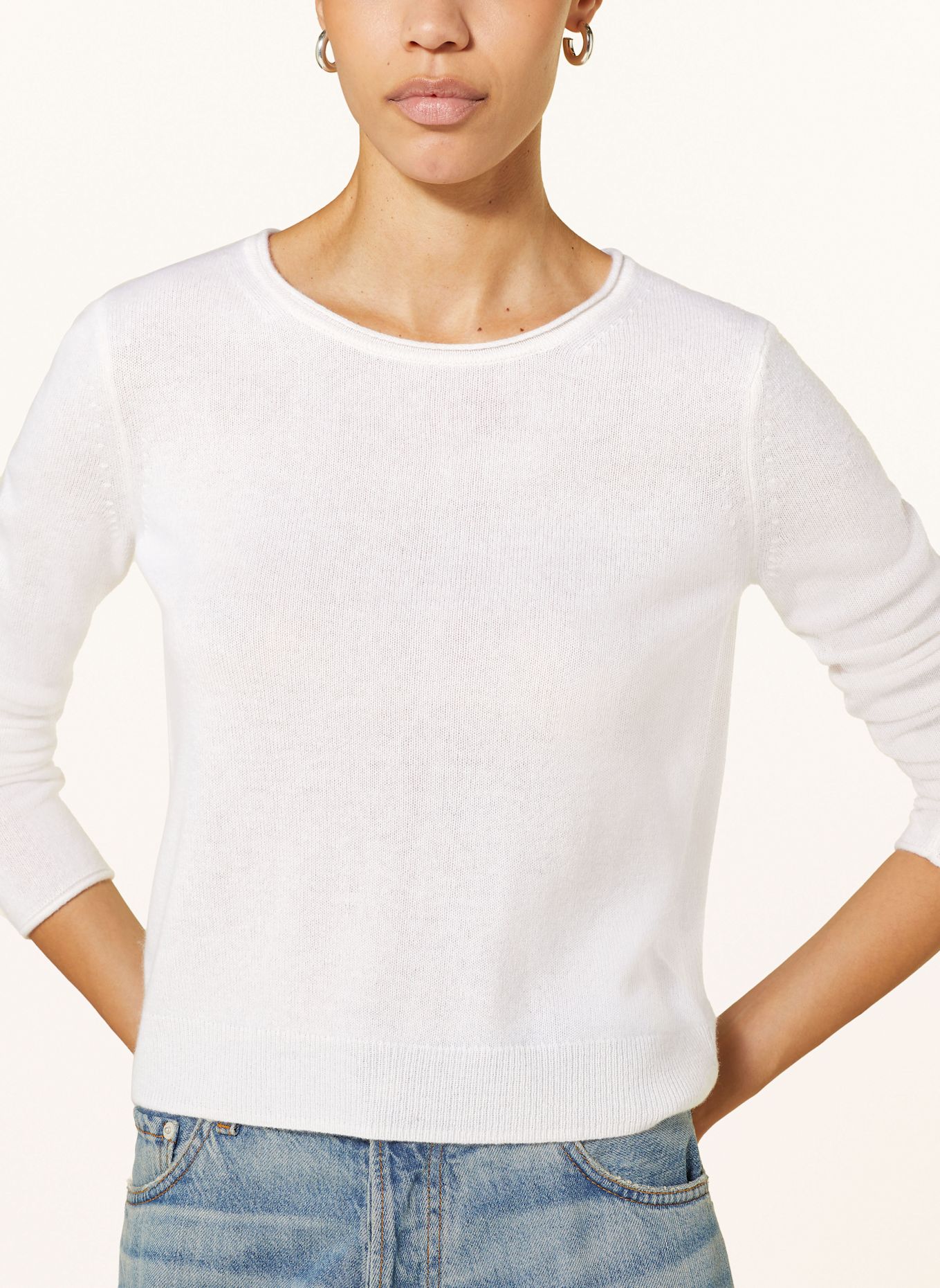 MRS & HUGS Cashmere sweater, Color: WHITE (Image 4)