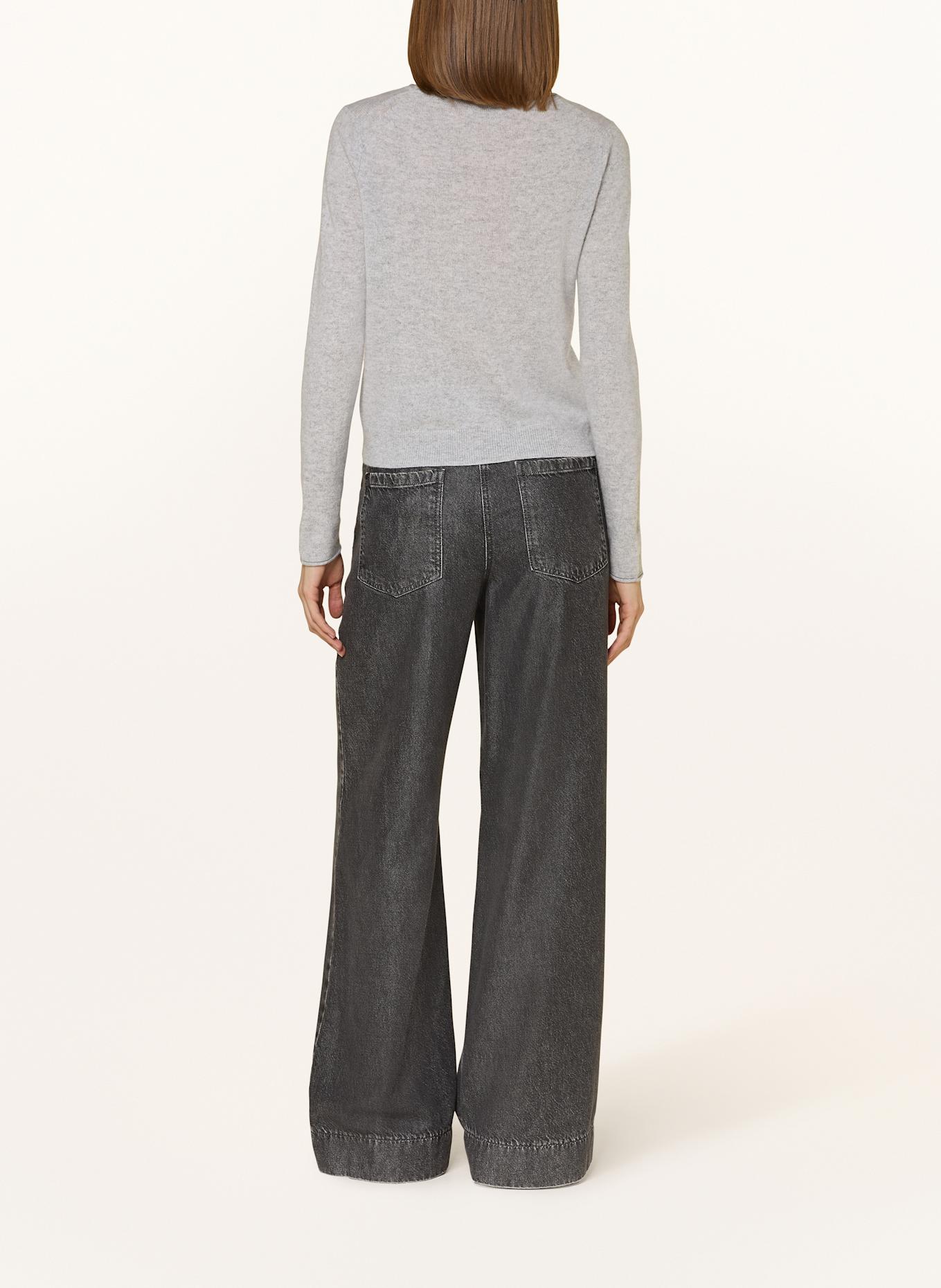 MRS & HUGS Cashmere-Pullover: HELLGRAU