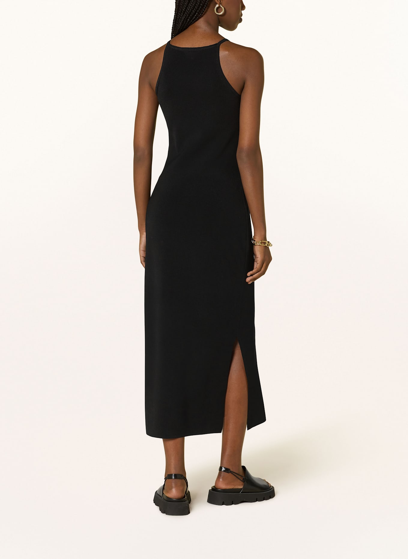 MRS & HUGS Strickkleid: SCHWARZ